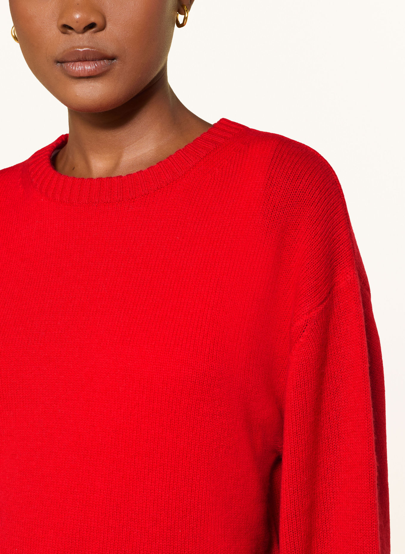 MRS & HUGS Pullover mit Cashmere: ROT