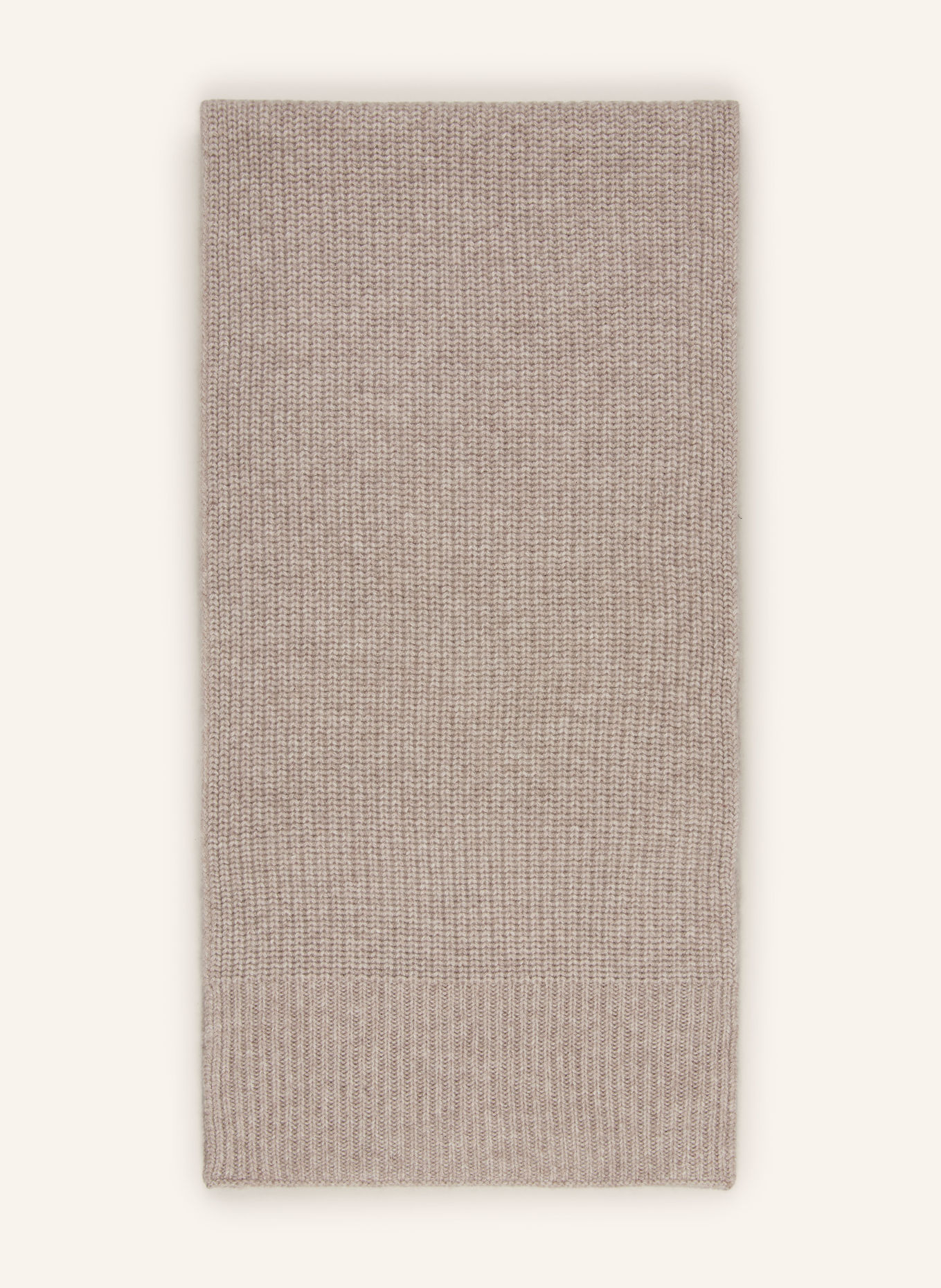 MRS & HUGS Schal mit Cashmere: TAUPE
