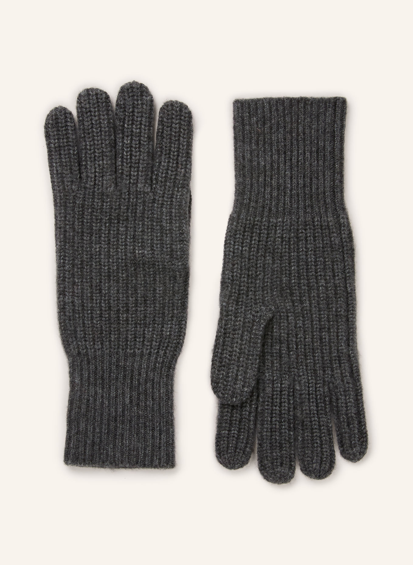 MRS & HUGS Handschuhe mit Cashmere: GRAU
