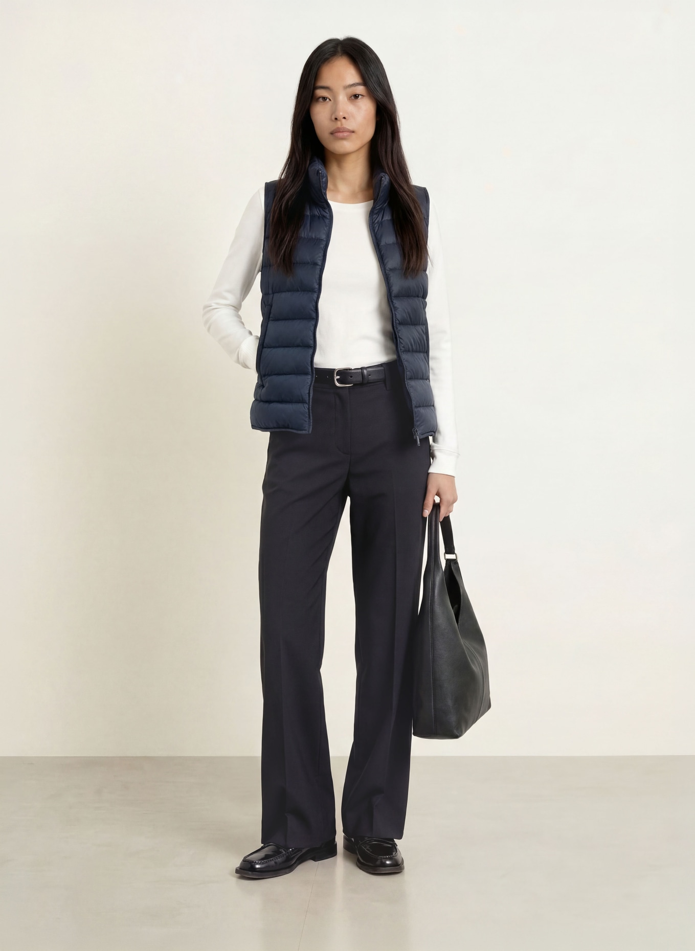 Marc O'Polo Gewatteerd vest: DONKERBLAUW