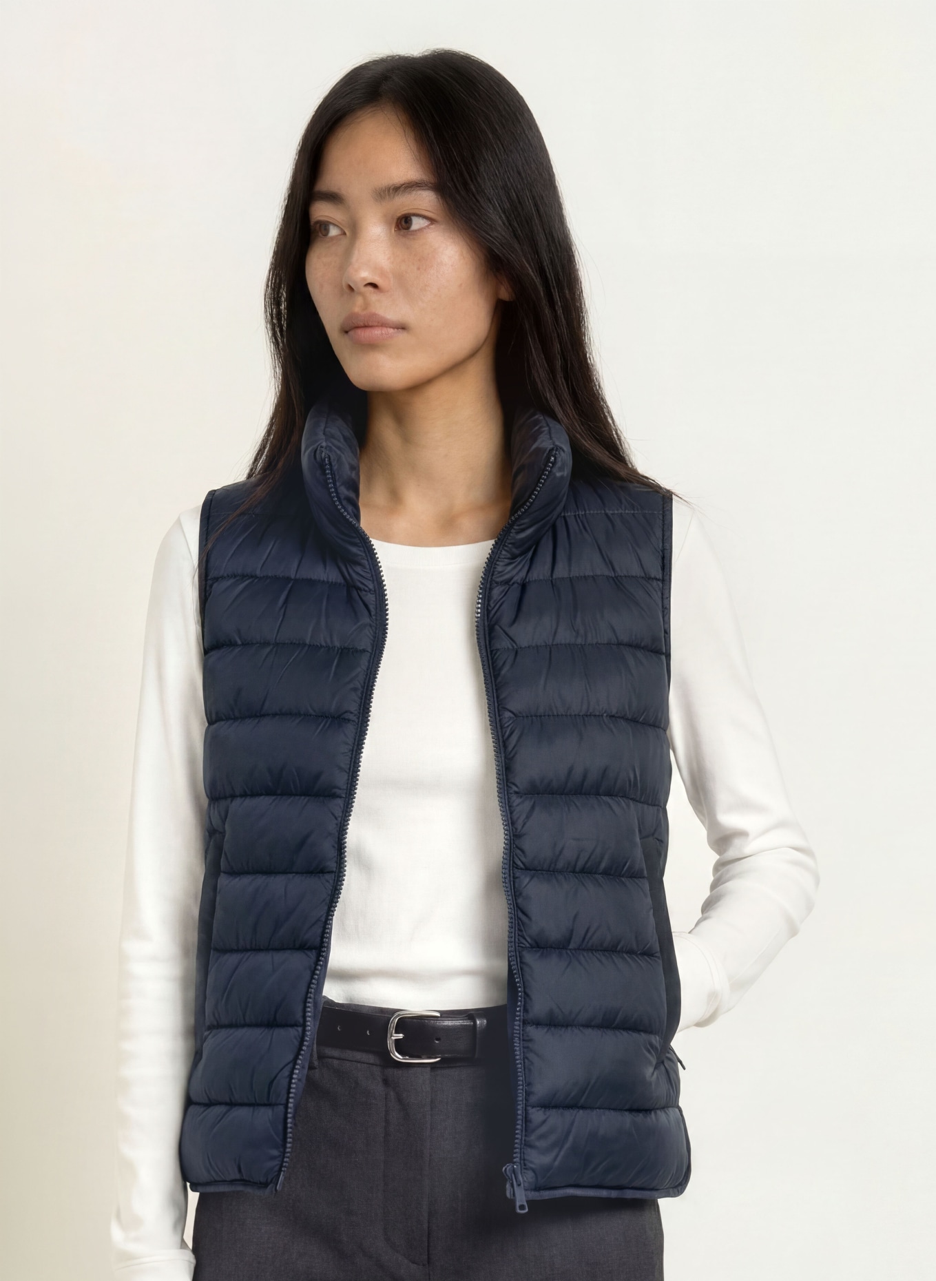 Marc O'Polo Gewatteerd vest: DONKERBLAUW
