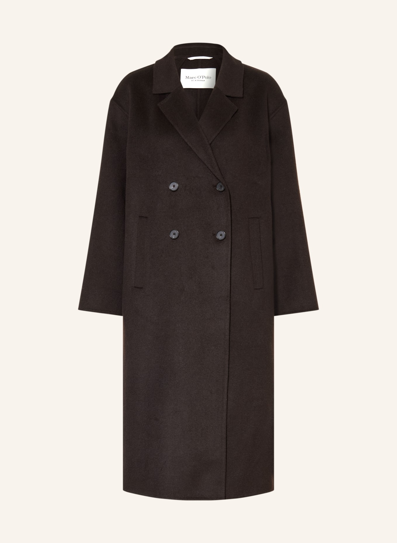 Marc O'Polo Coat: DARK BROWN