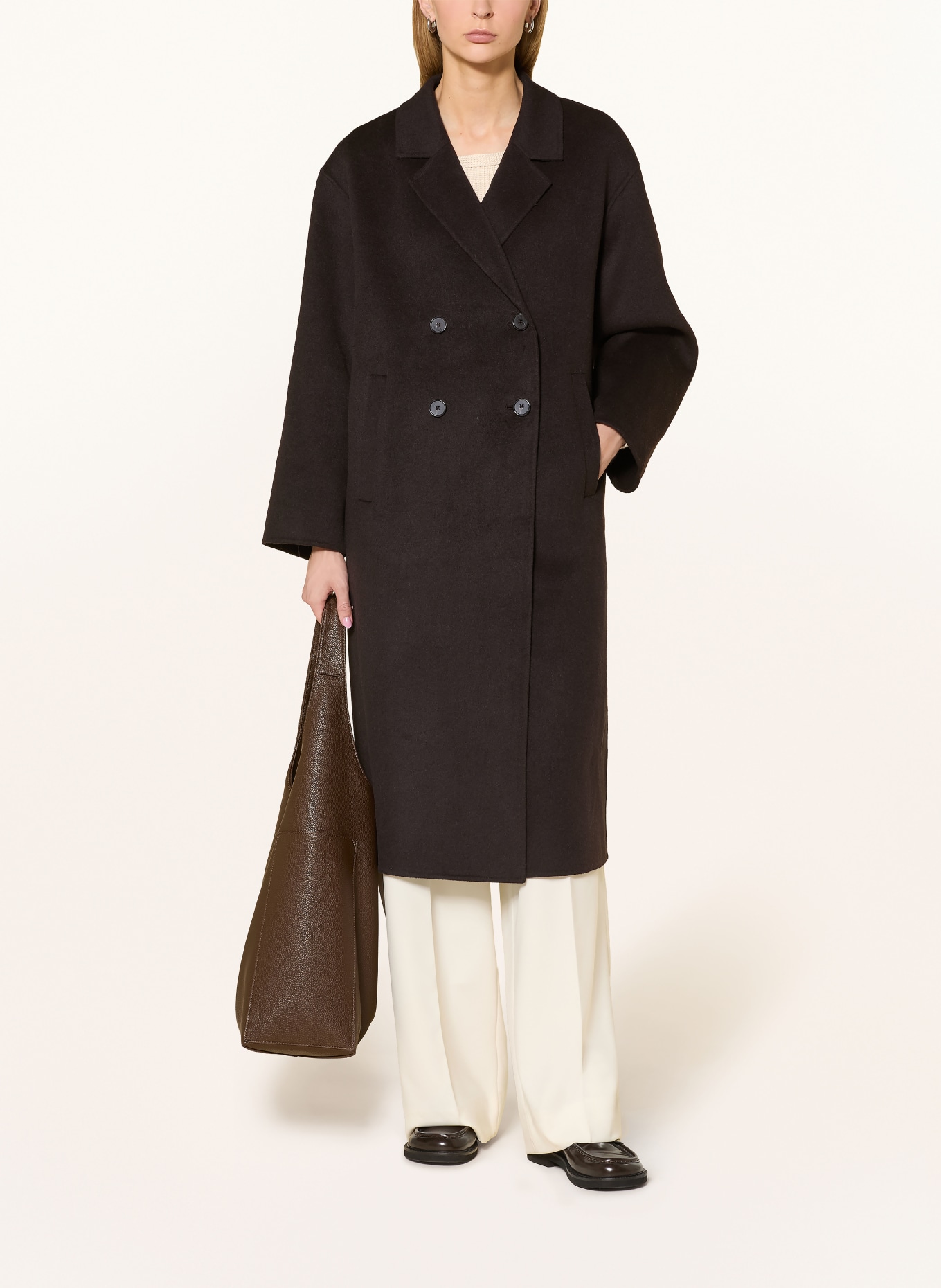 Marc O'Polo Coat: DARK BROWN