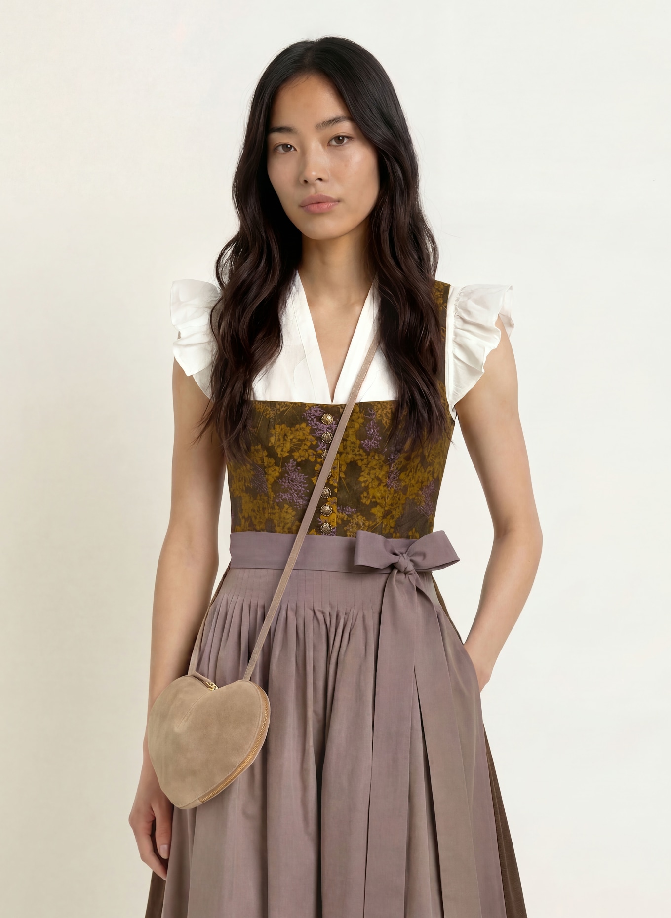 SPORTALM Robe Dirndl: KAKI / OR / OLIVE