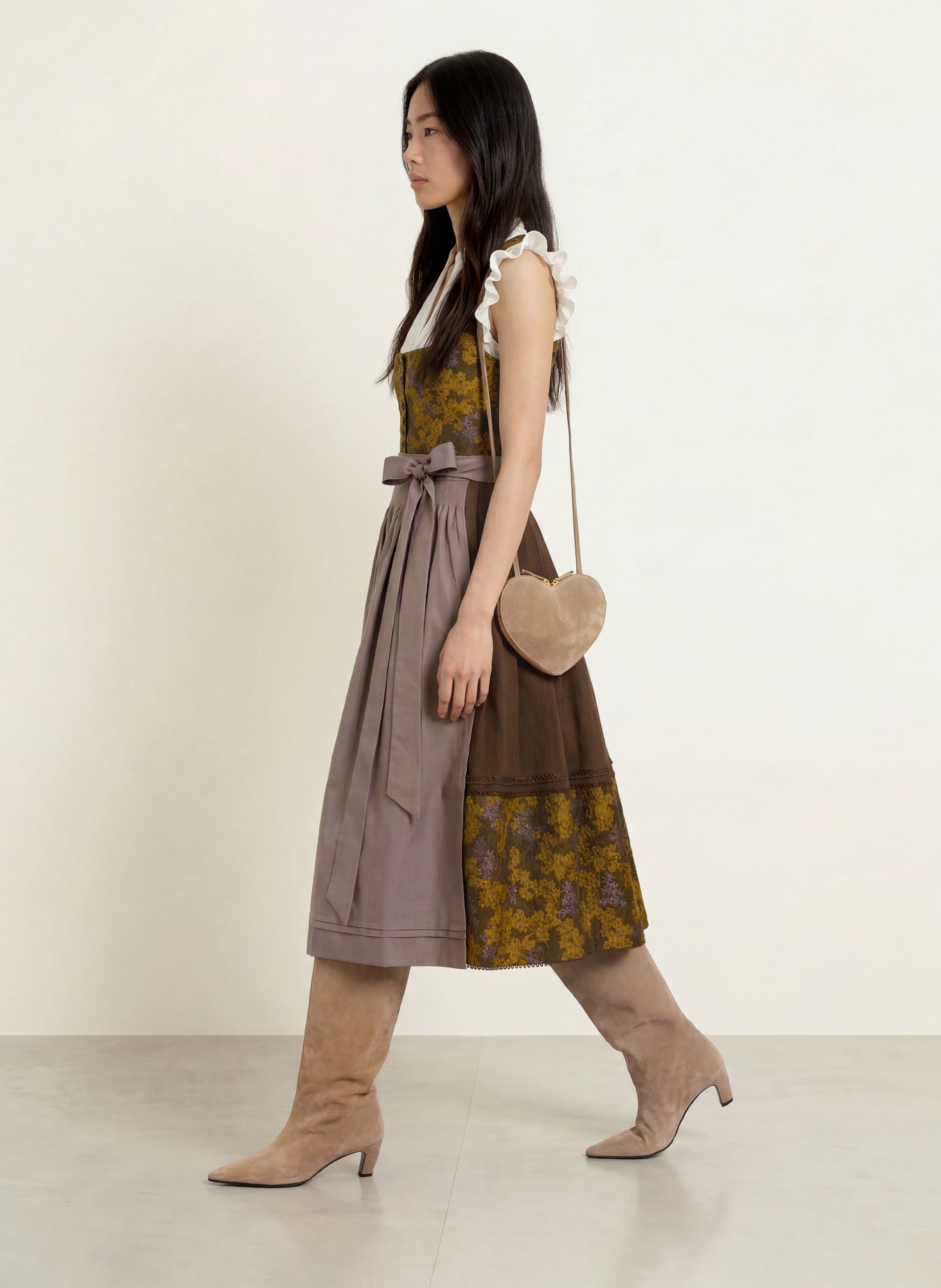 SPORTALM Robe Dirndl: KAKI / OR / OLIVE
