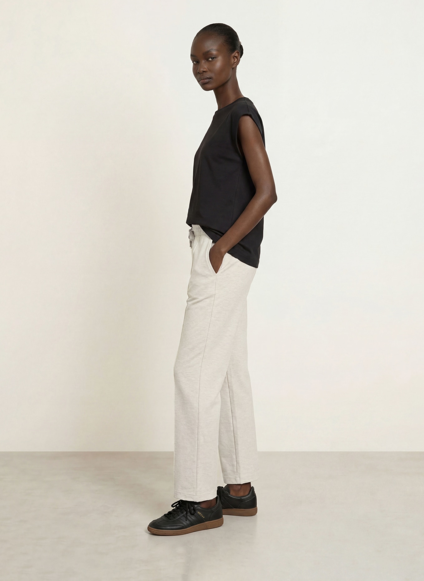 REISS JEMMA Sweatpants: GRAY