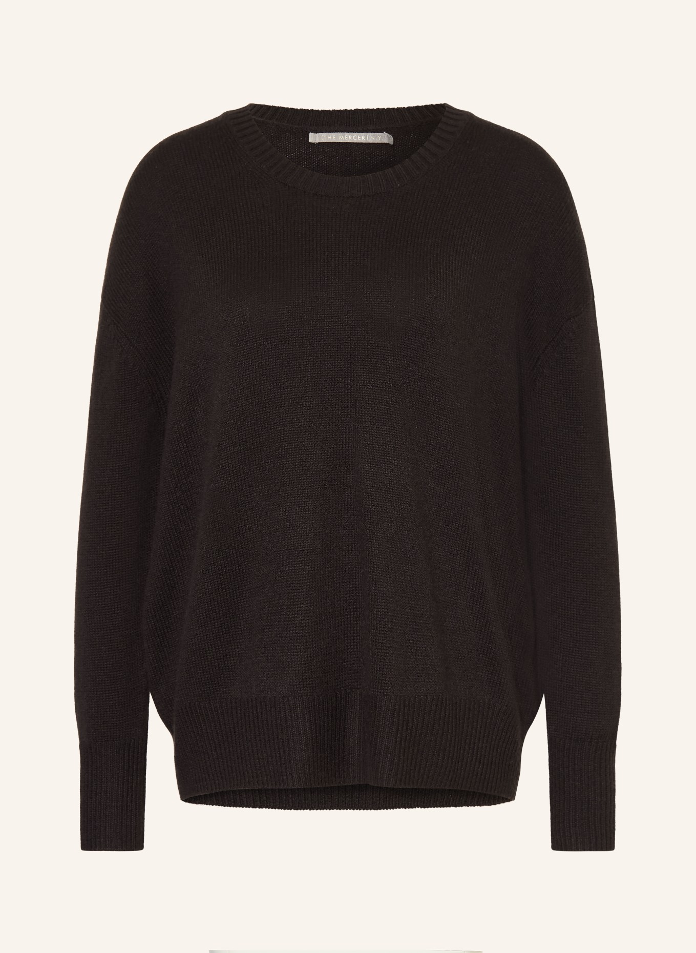(THE MERCER) N.Y. Cashmere-Pullover: DUNKELBRAUN