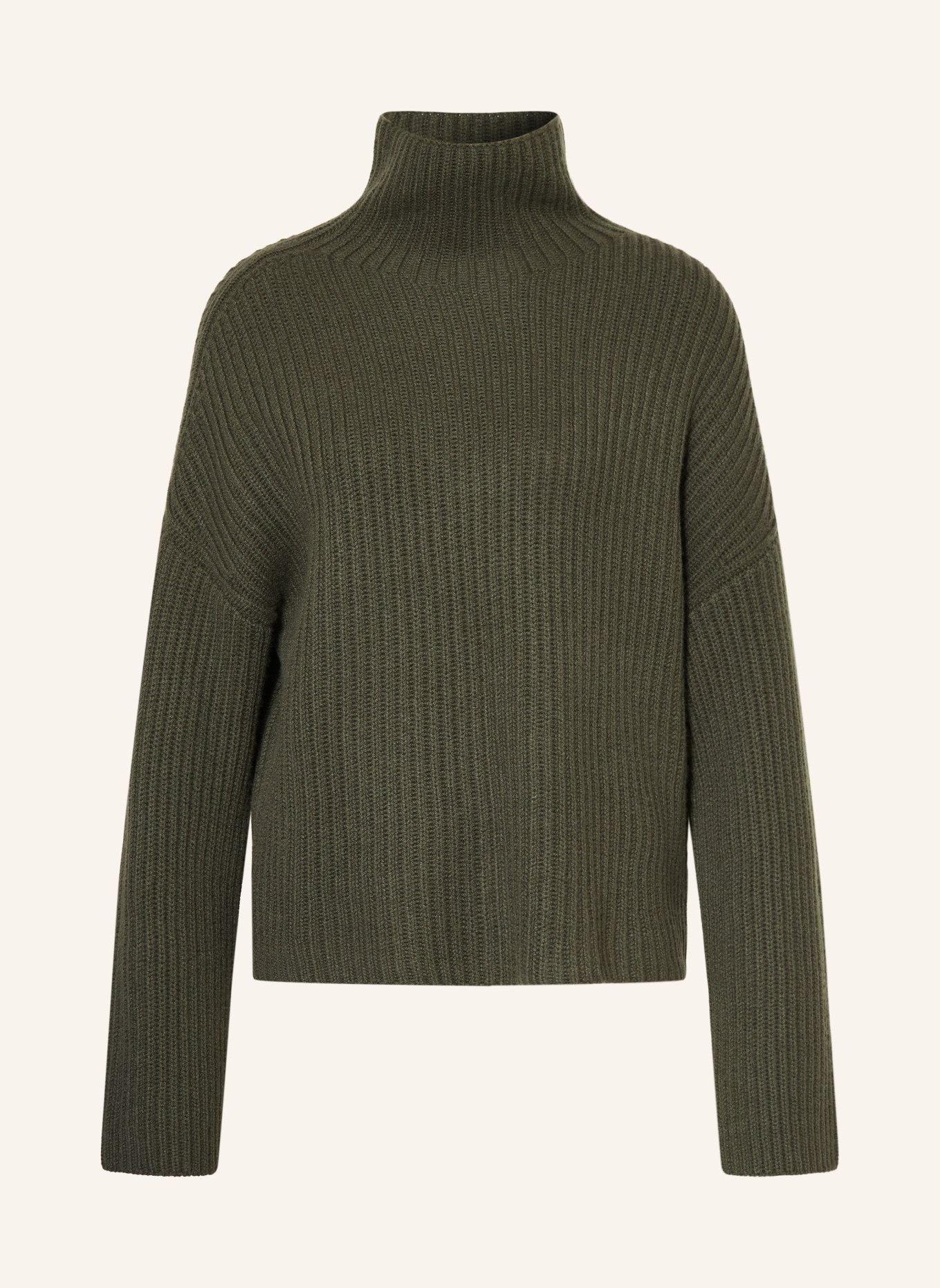(THE MERCER) N.Y. Cashmere-Pullover: DUNKELGRÜN