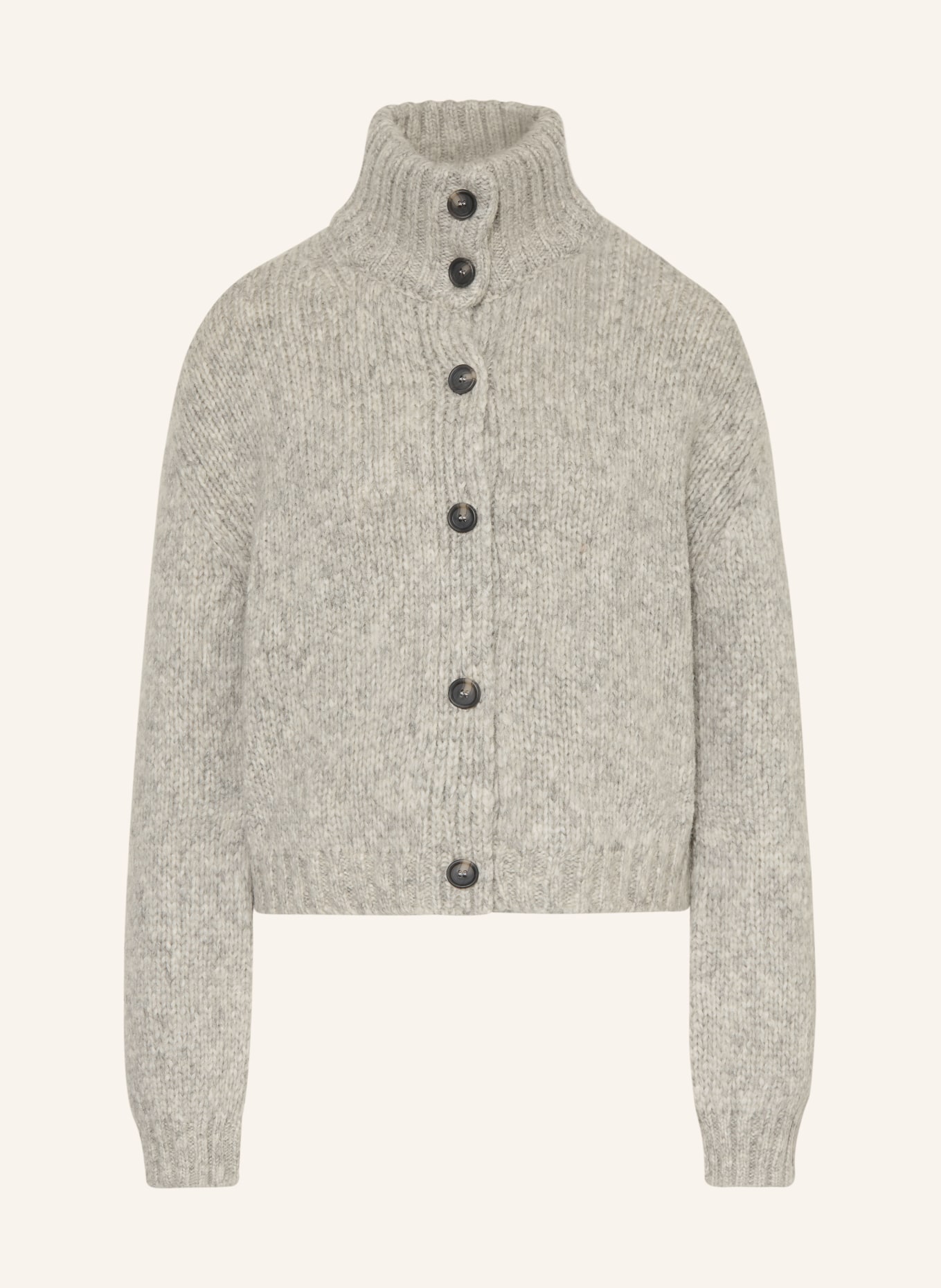 MRS & HUGS Gilet: GRIS CLAIR