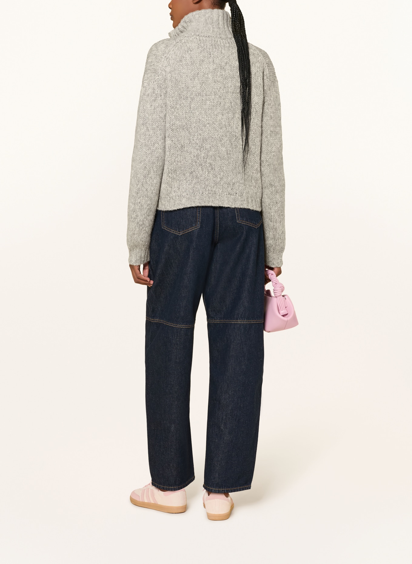MRS & HUGS Gilet: GRIS CLAIR