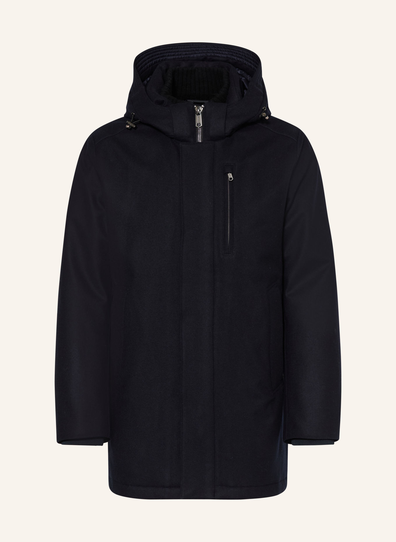 MILESTONE Parka MSRICHARD avec capuche amovible: BLEU FONCÉ