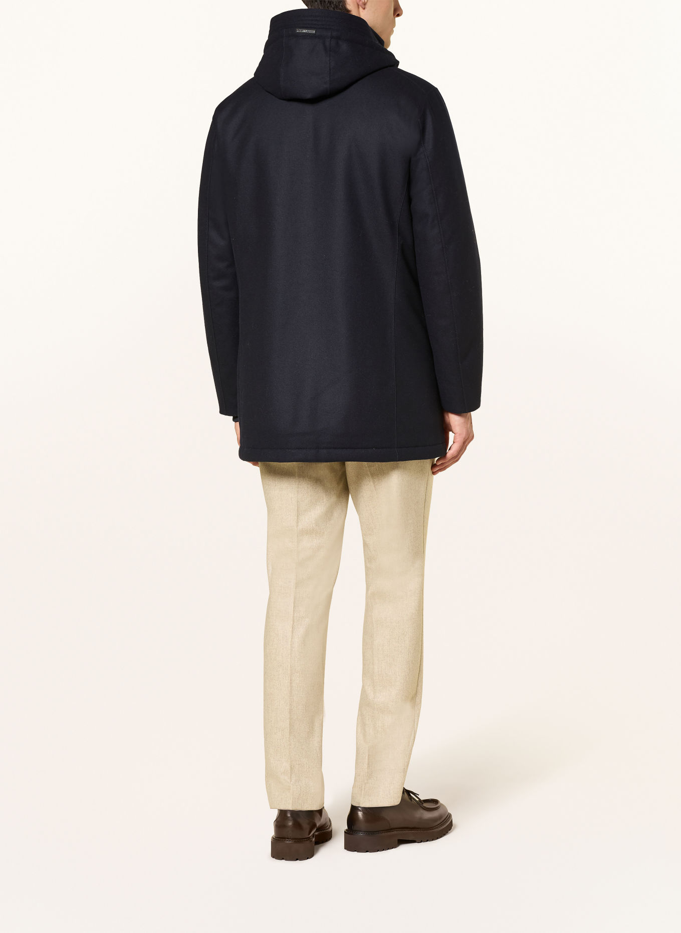 MILESTONE Parka MSRICHARD avec capuche amovible: BLEU FONCÉ