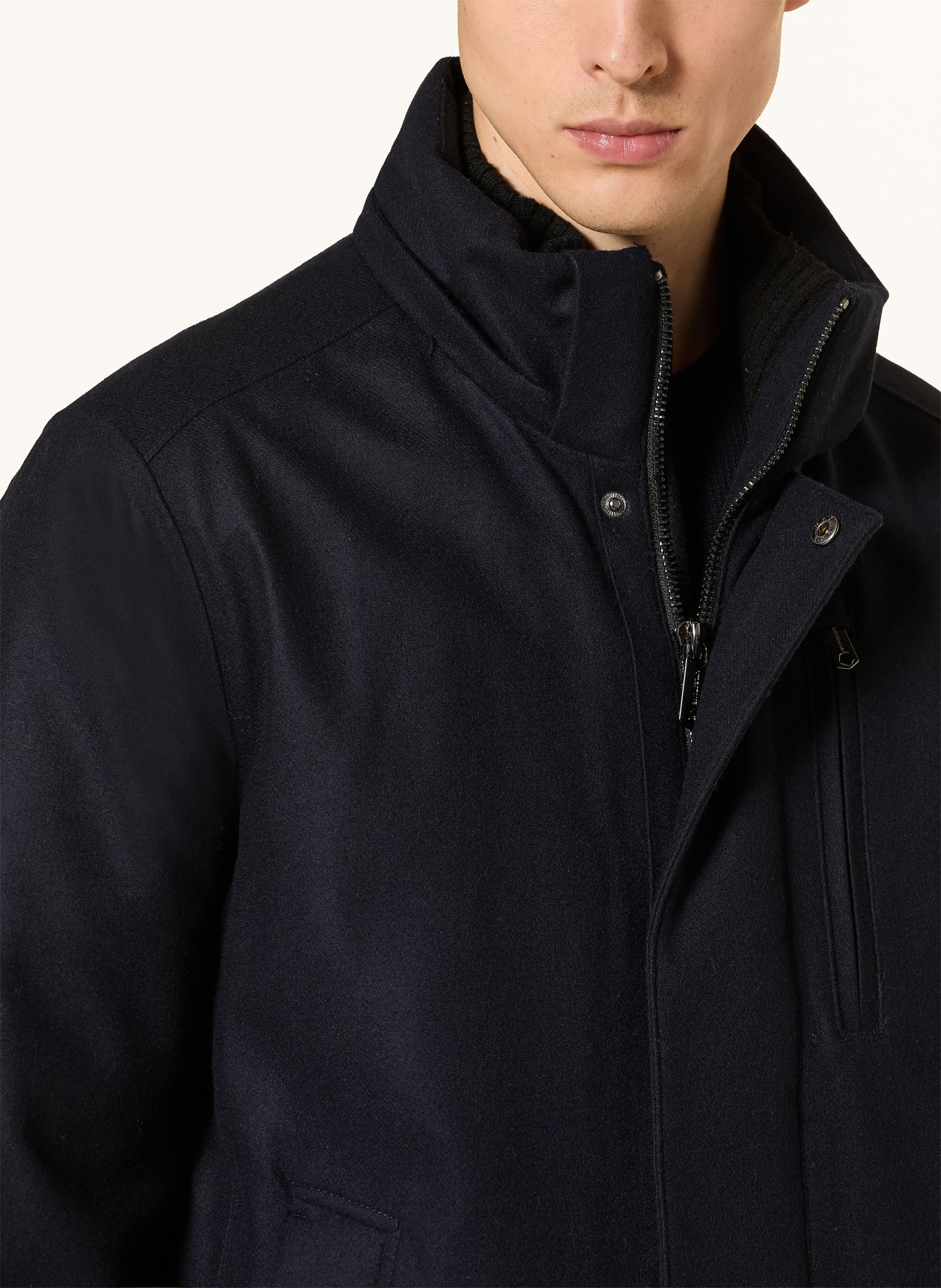 MILESTONE Parka MSRICHARD avec capuche amovible: BLEU FONCÉ