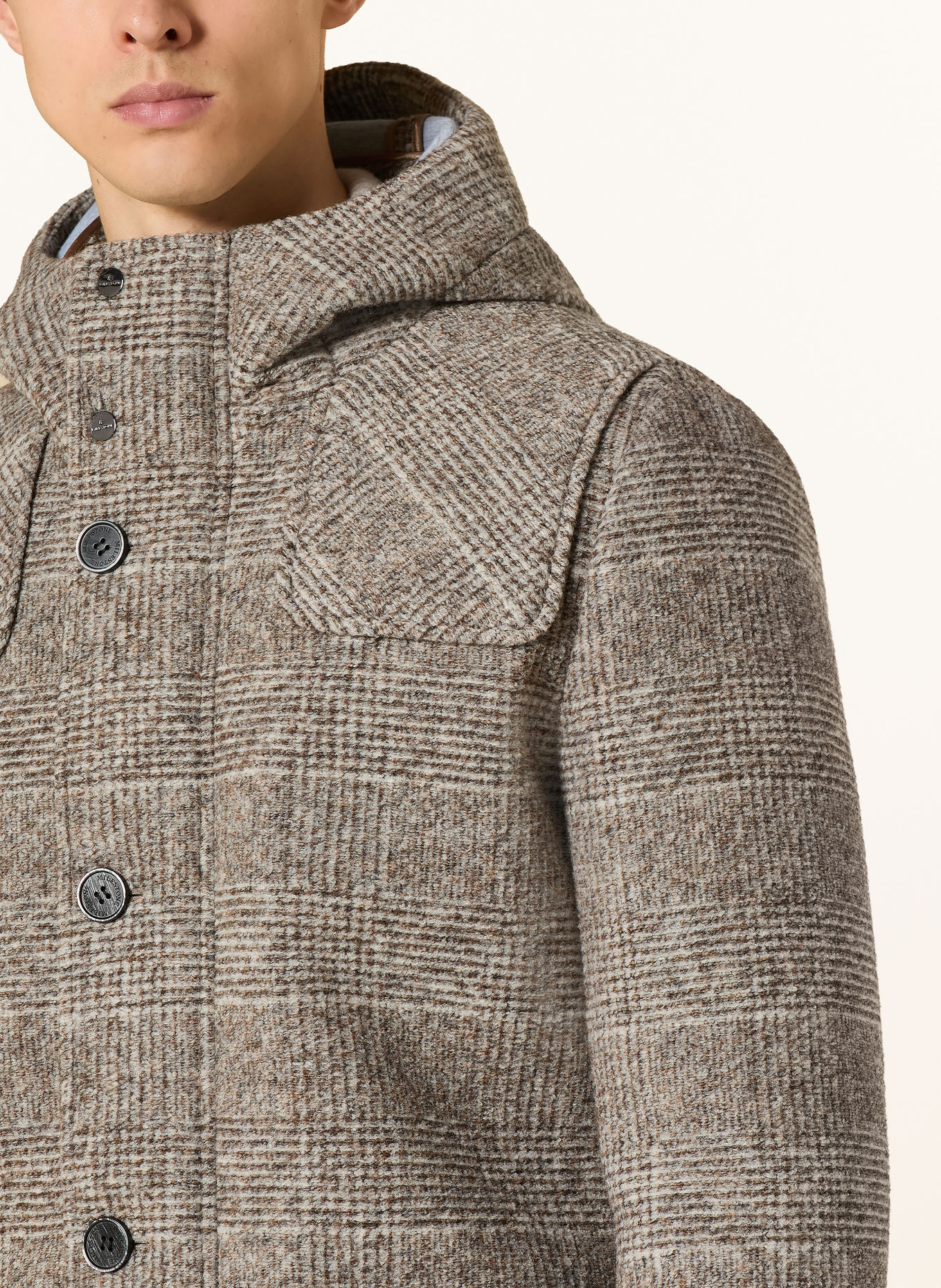 MILESTONE Parka MSFLEMING: TAUPE / MARRON / GRIS CLAIR