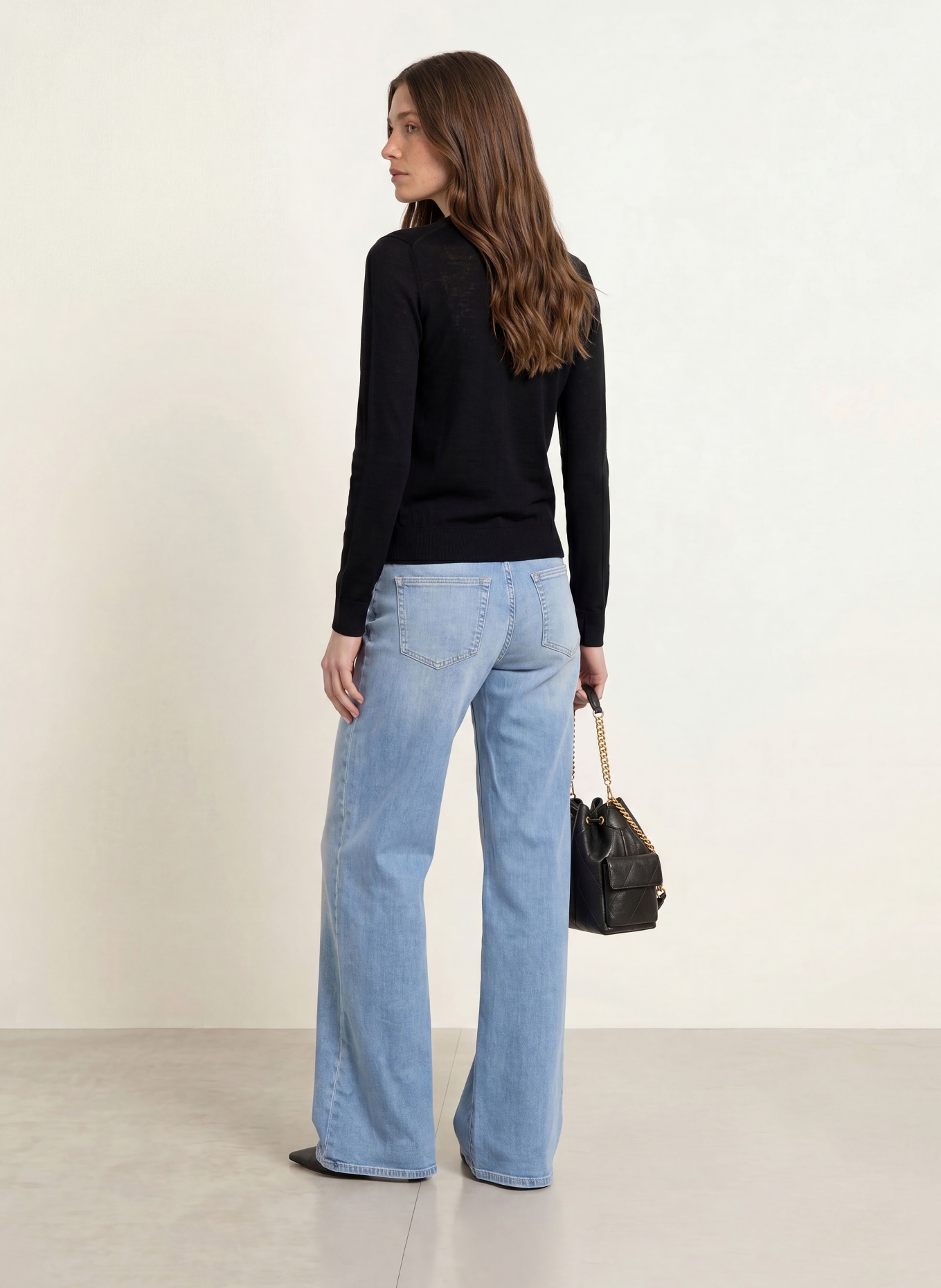 lilienfels Merinowool Cardigan: BLACK