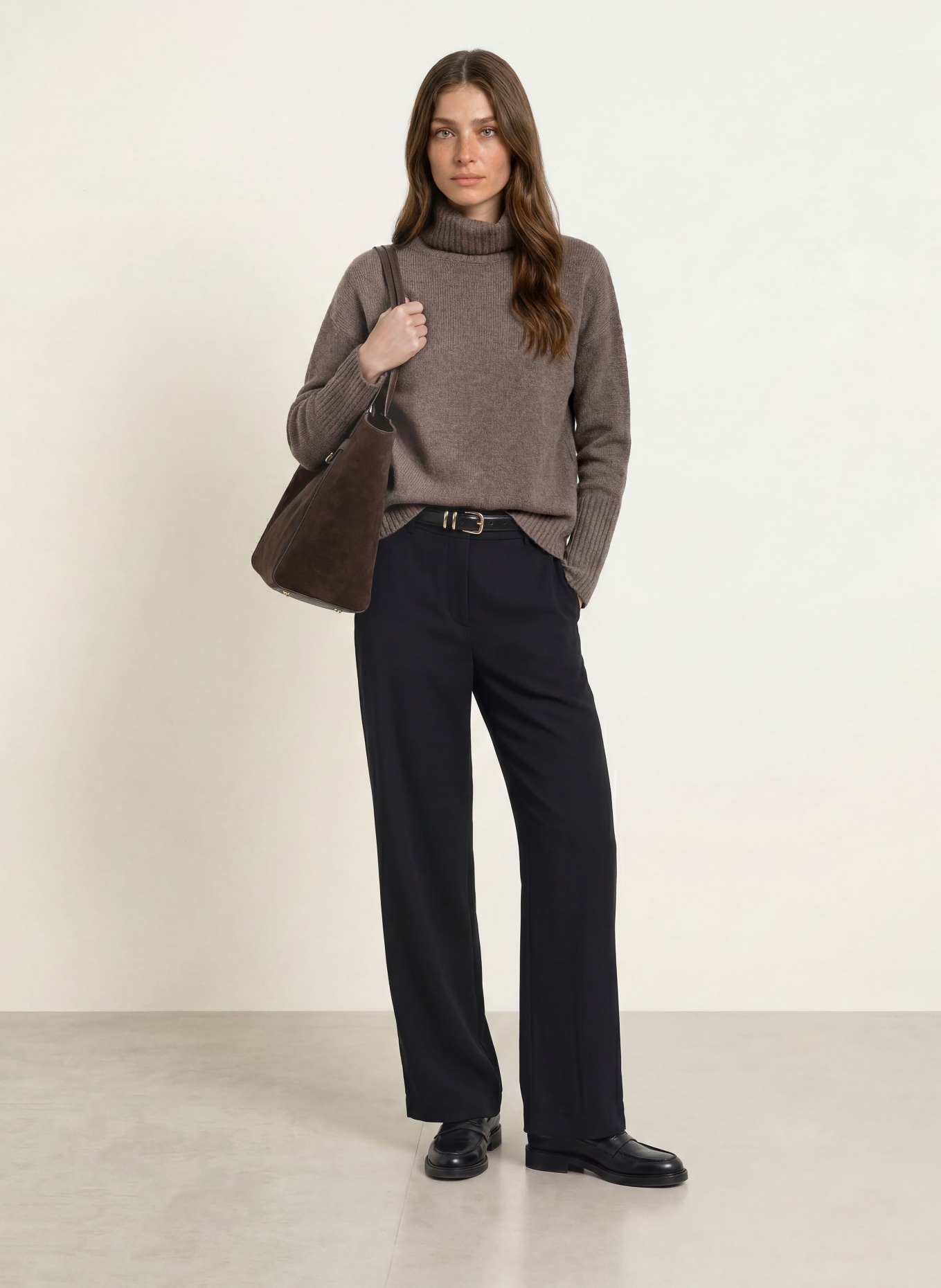 lilienfels Marlenehose: SCHWARZ