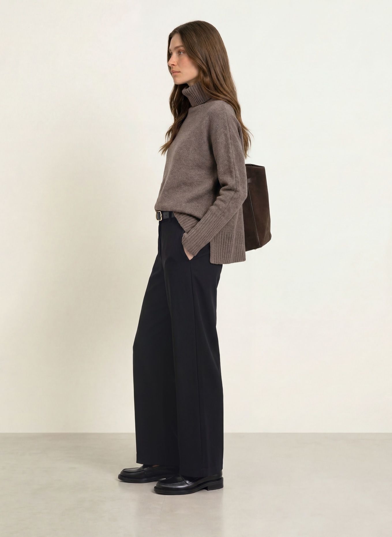 lilienfels Marlenehose: SCHWARZ
