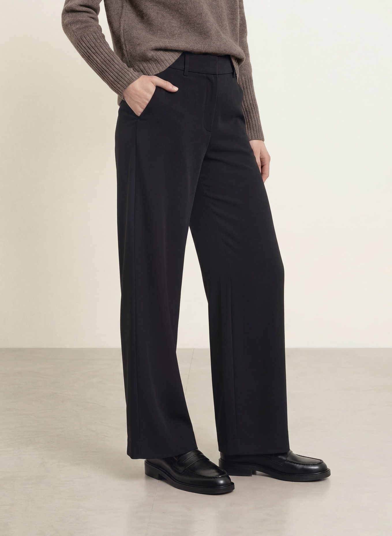 lilienfels Marlenehose: SCHWARZ