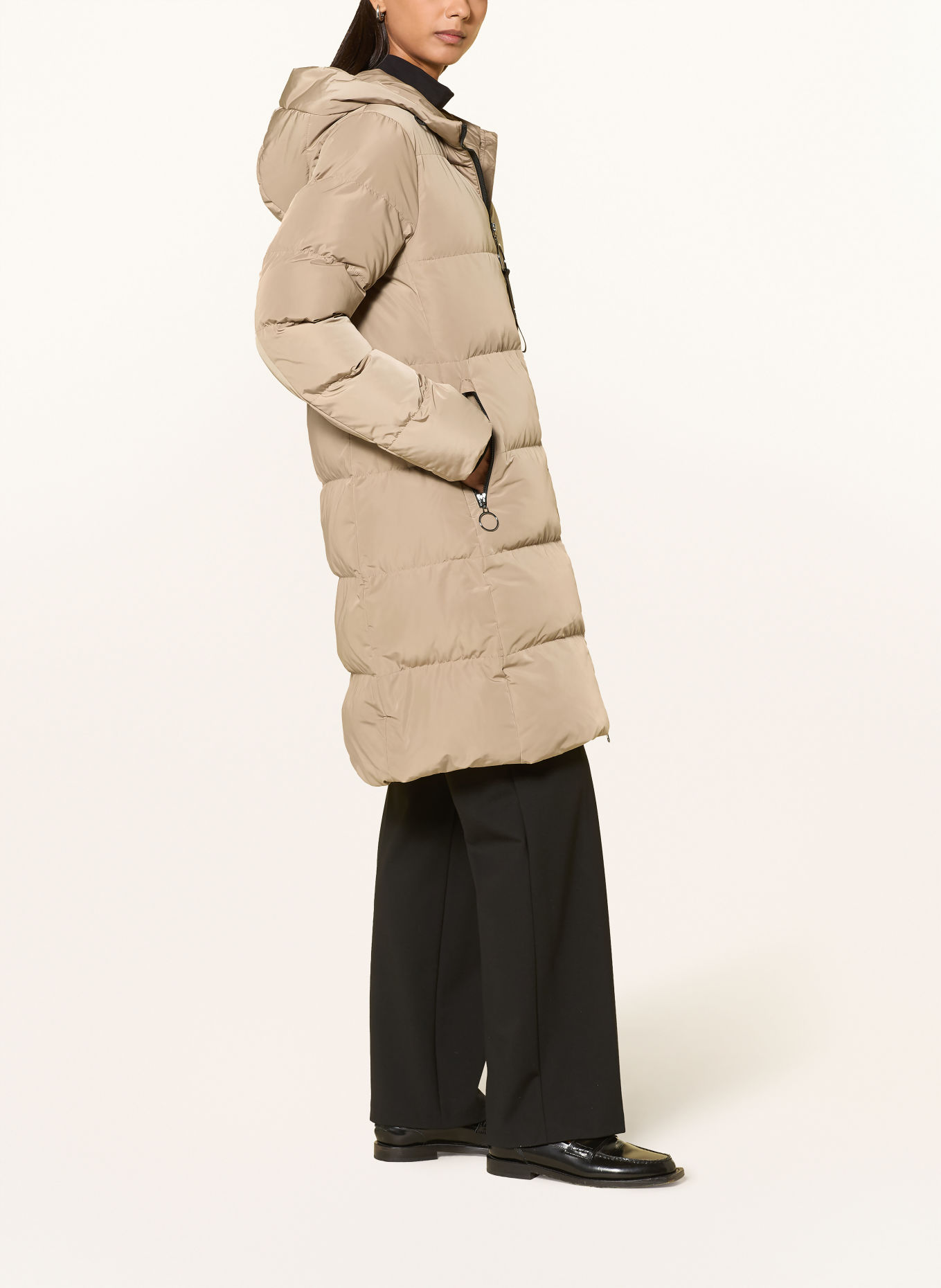 RINO & PELLE Gewatteerde mantel: BEIGE
