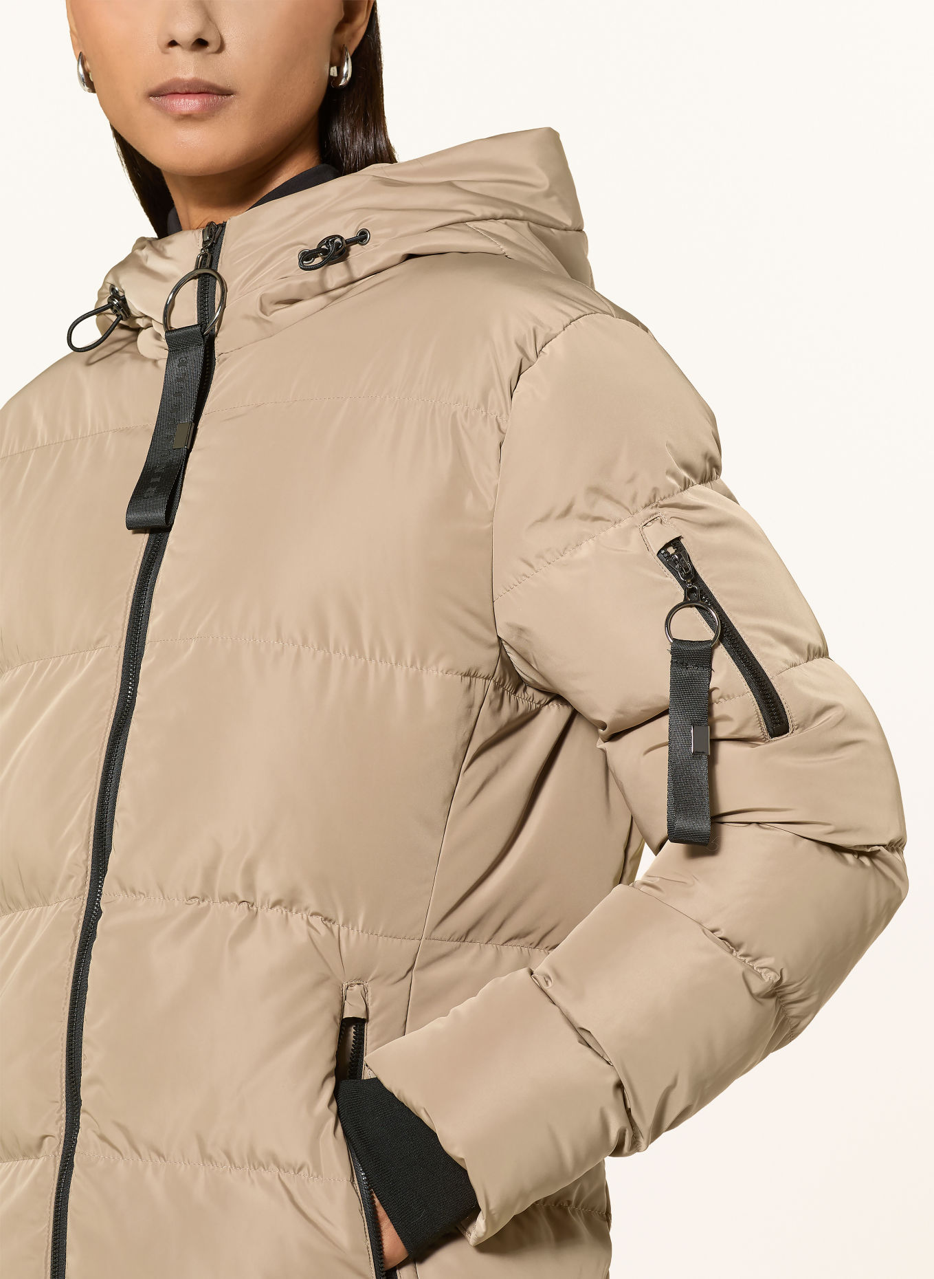 RINO & PELLE Gewatteerde mantel: BEIGE