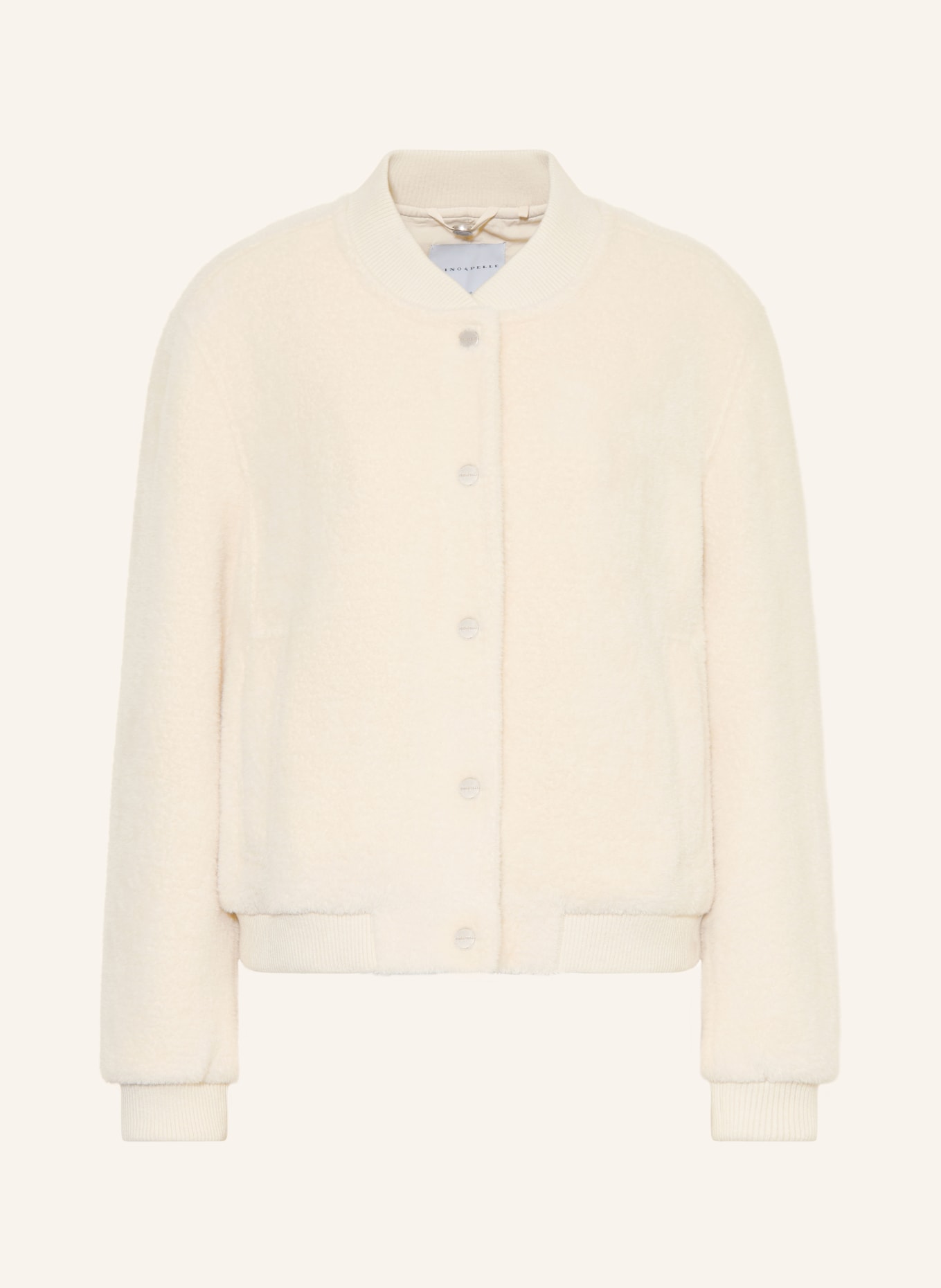 RINO & PELLE FELIX Faux Fur Blouson: ECRU