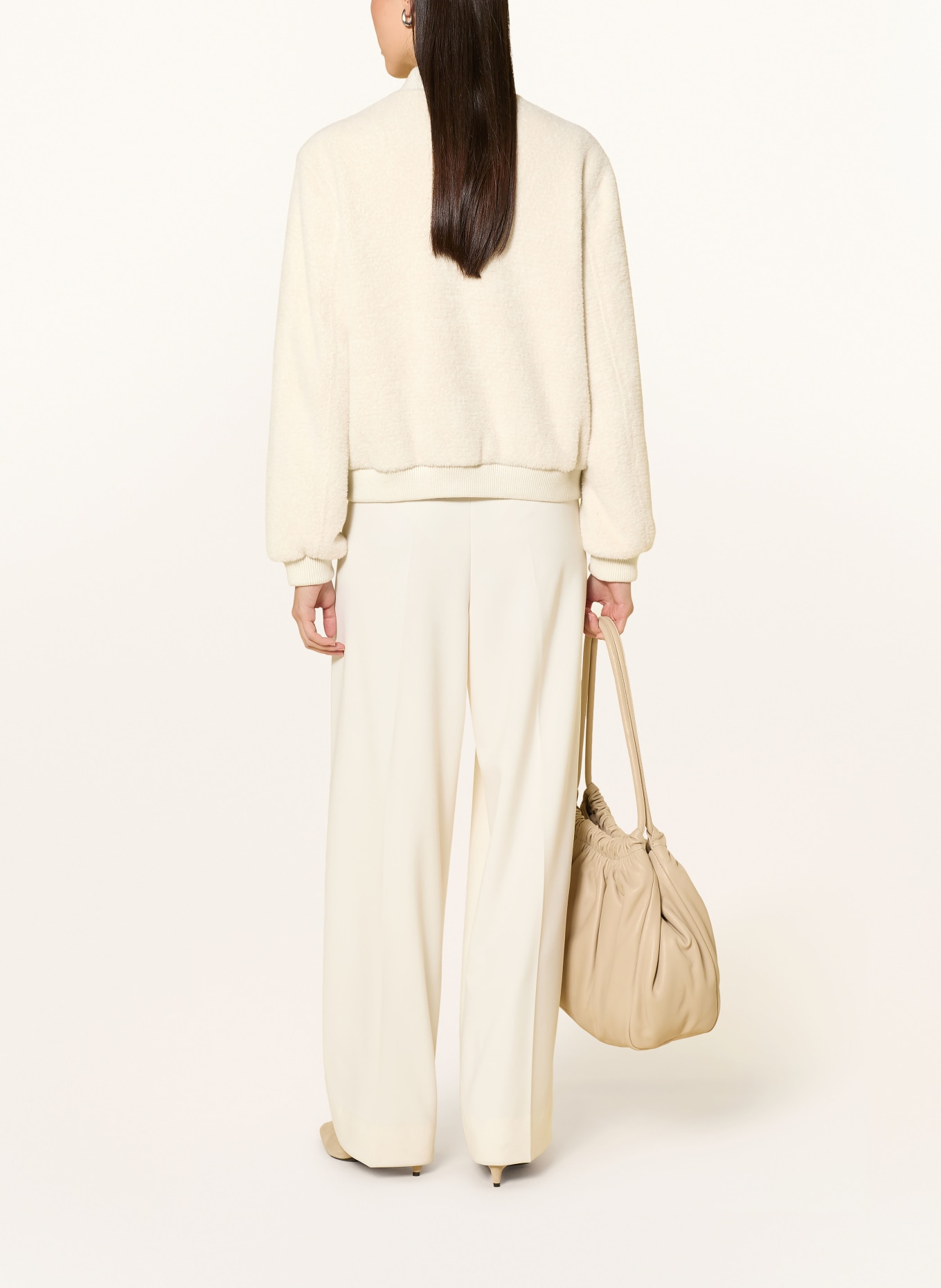RINO & PELLE FELIX Faux Fur Blouson: ECRU
