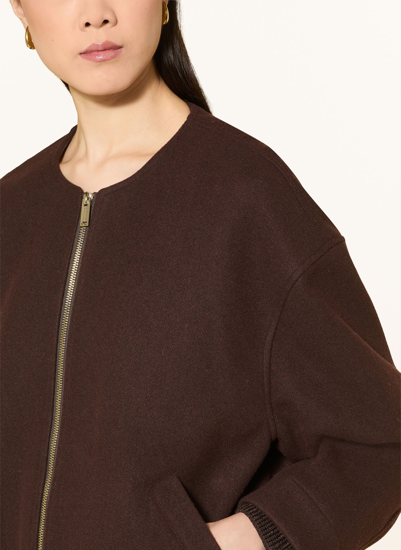 RINO & PELLE Blouson MONA: MØRKEBRUN