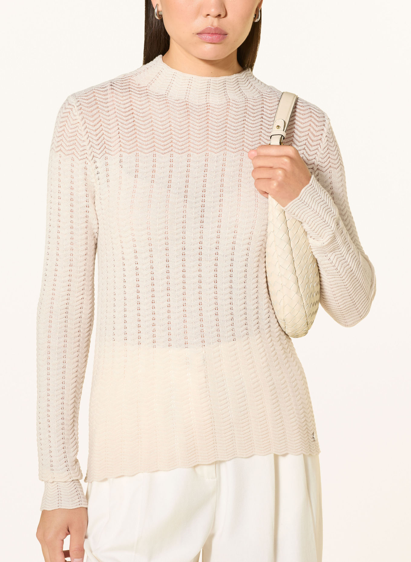 RINO & PELLE Pullover ILVI: ECRU