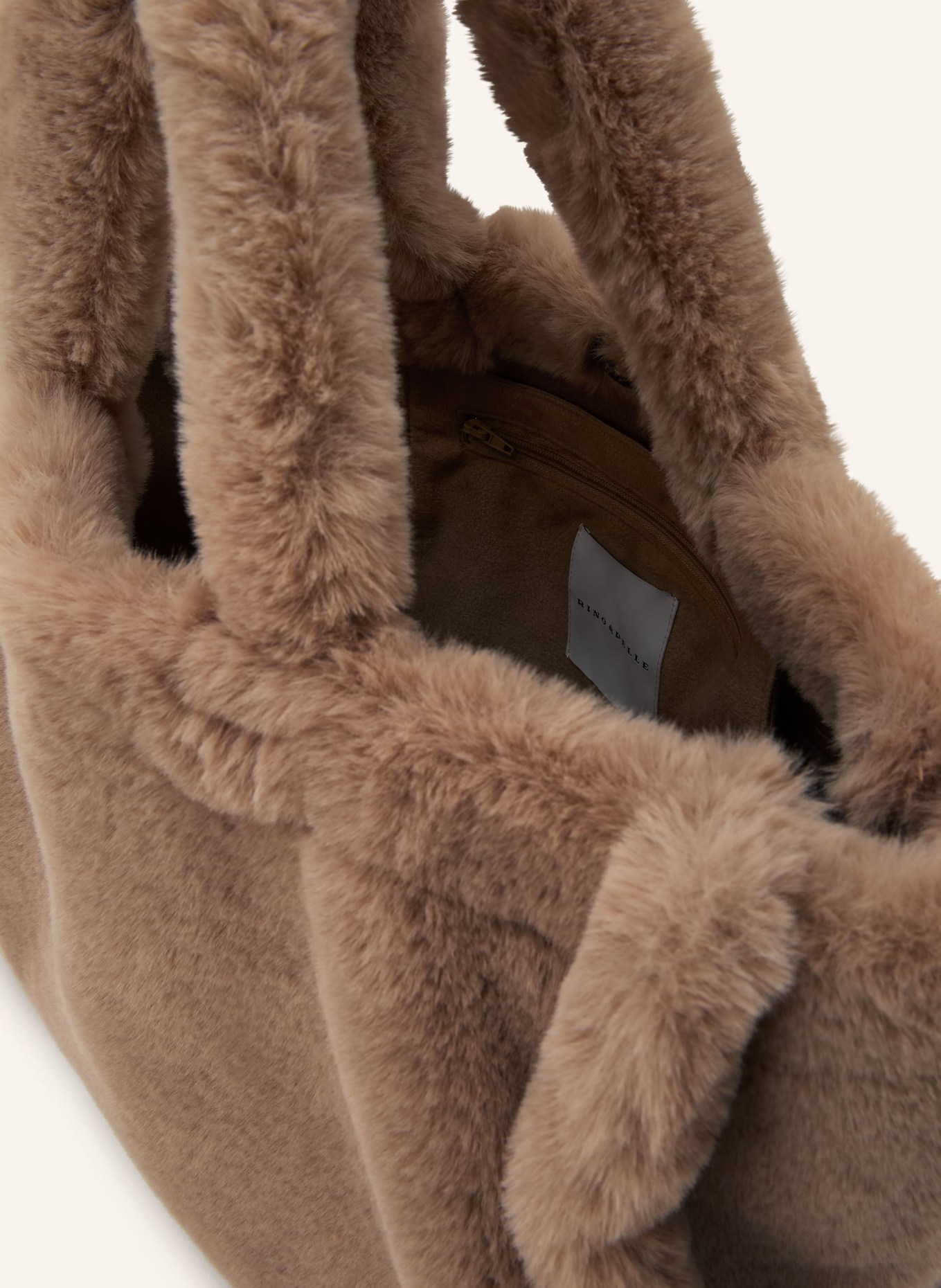 RINO & PELLE DAAN Faux Fur Shoppers: BEIGE