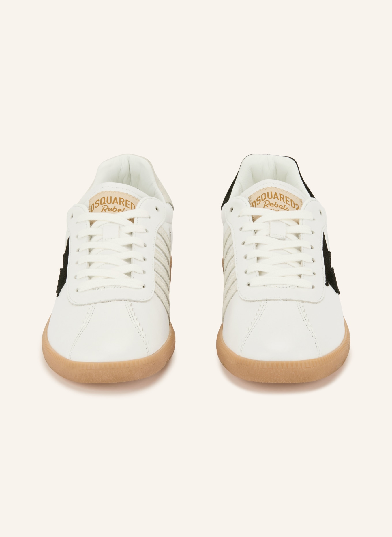 DSQUARED2 Sneakers: WIT / ZWART