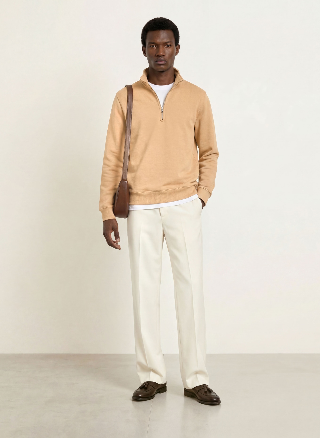 SANDRO Sweat-Troyer: BEIGE