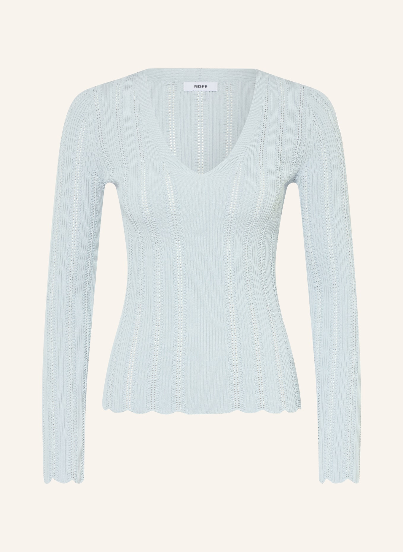 REISS Sweter LOUI: JASNONIEBIESKI