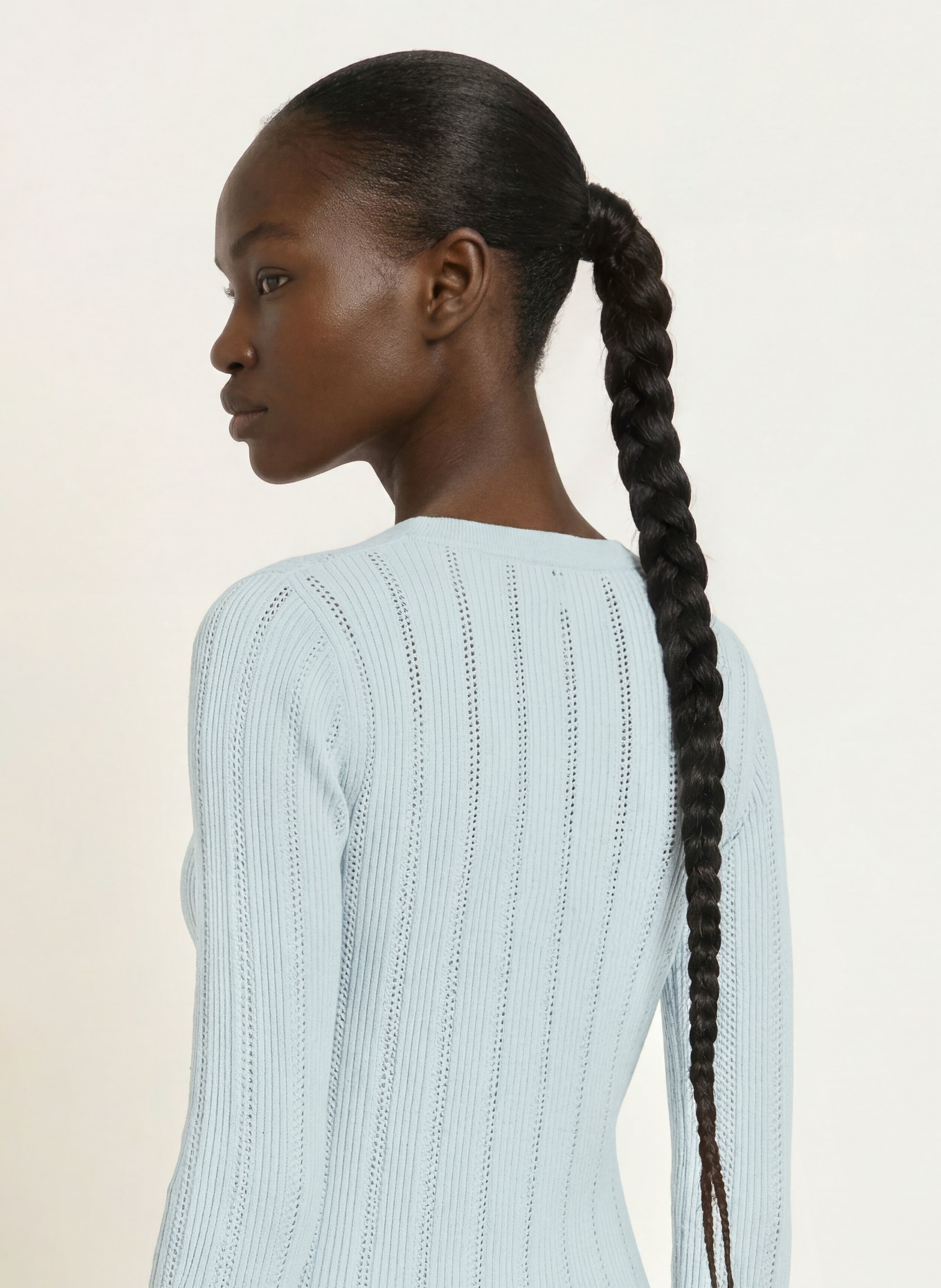 REISS Sweter LOUI: JASNONIEBIESKI