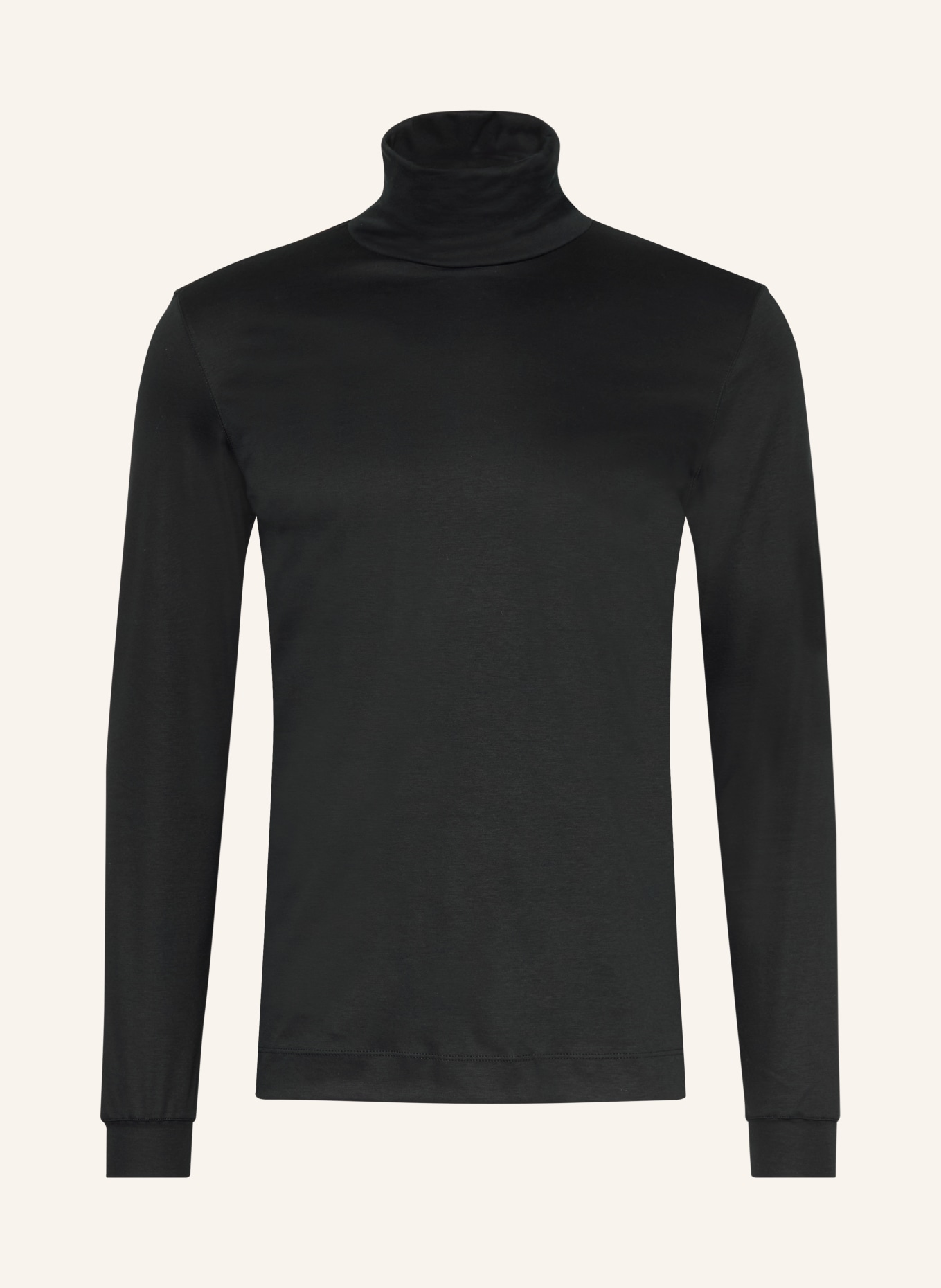 van Laack Rollkragenshirt VL-PELINO1-XX: SCHWARZ