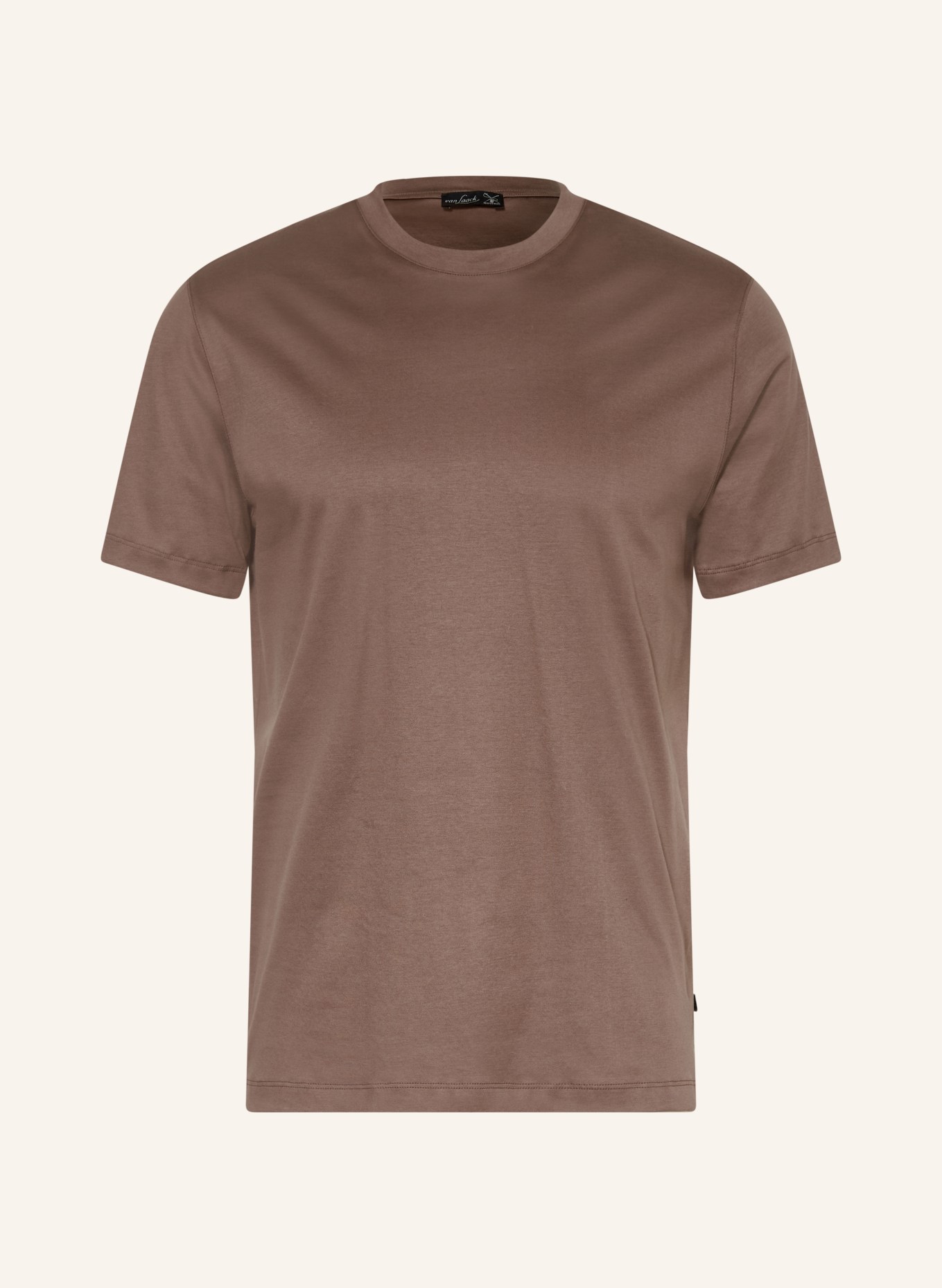 van Laack T-Shirt VL-PILOS1-XX: BRAUN