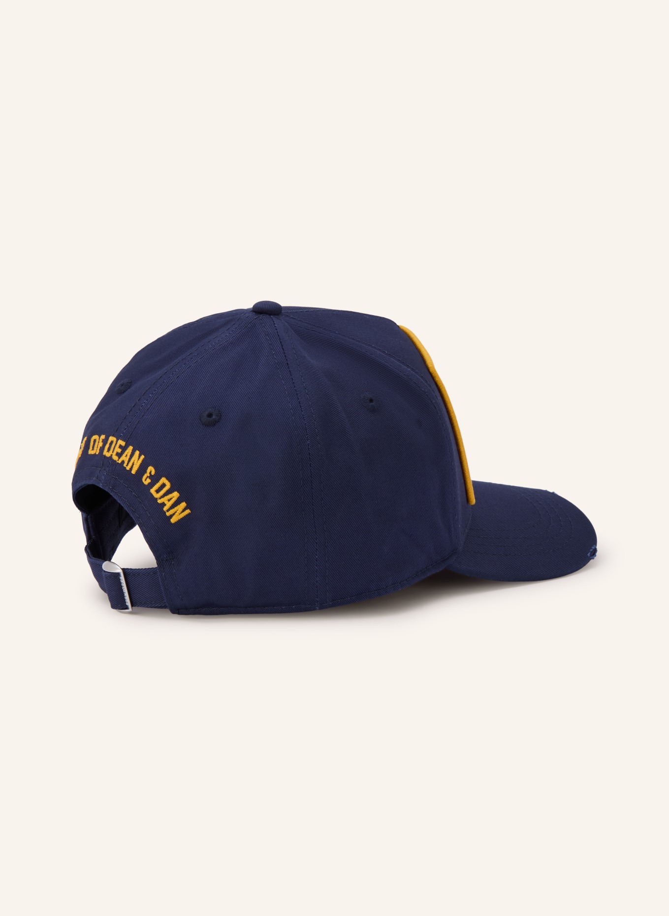 DSQUARED2 Cap: DUNKELBLAU / ROT / DUNKELGELB