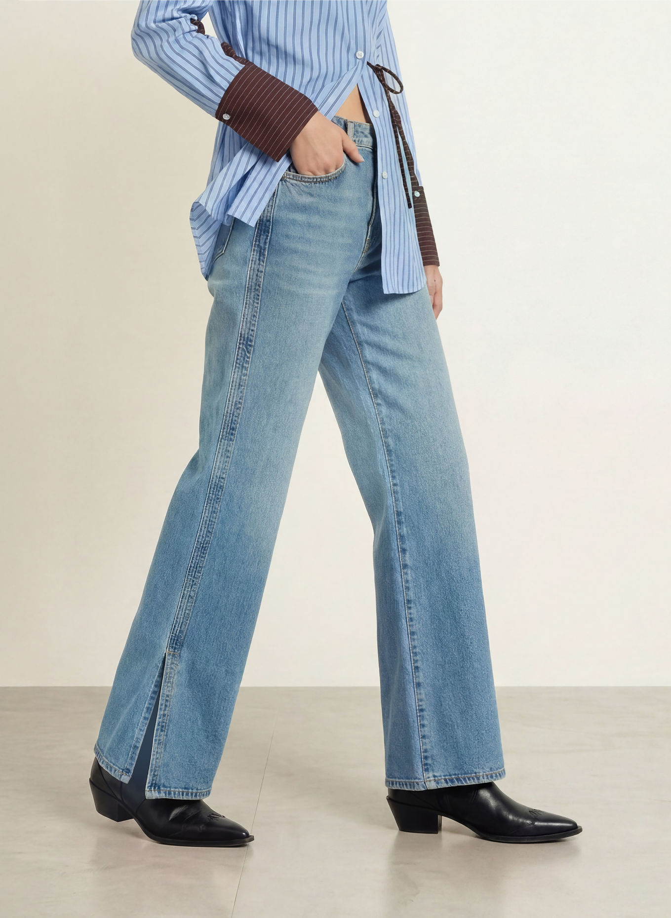 FABIENNE CHAPOT Jeansy wide leg LEA: 9202 True Vintage