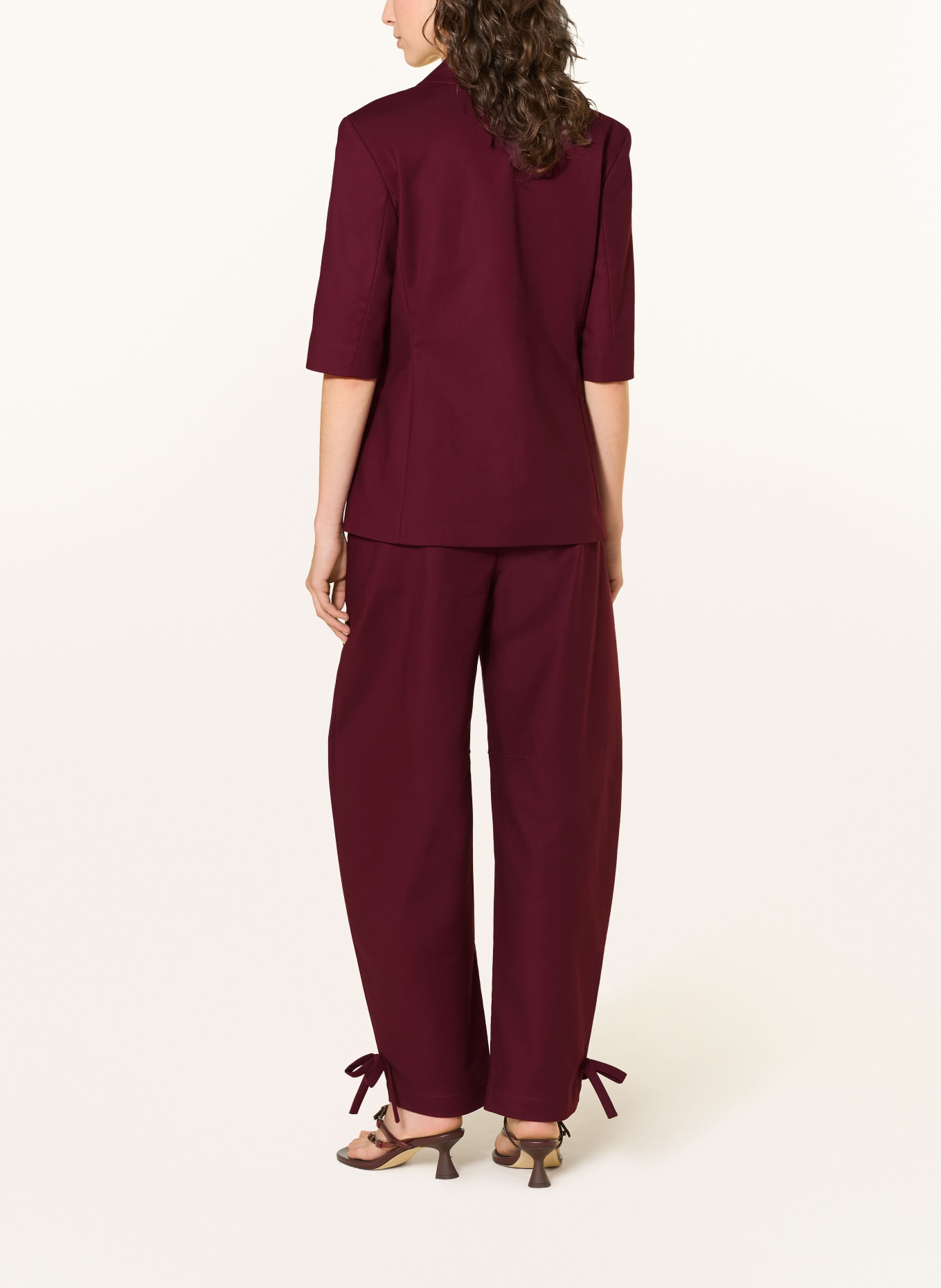 FABIENNE CHAPOT COLOMBINE Blazer: DARK RED