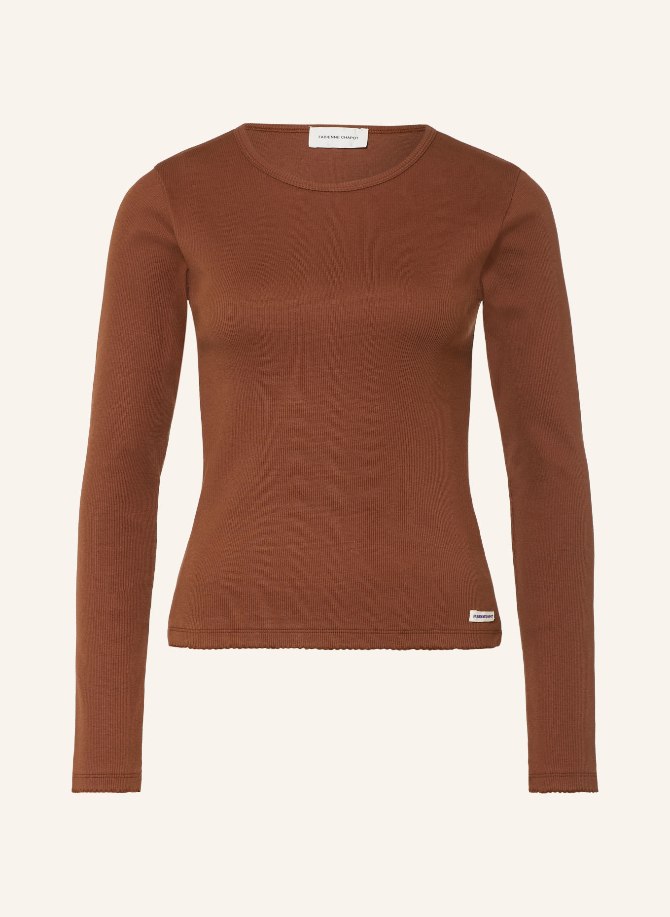 FABIENNE CHAPOT TANJA Long-sleeve shirt: BROWN