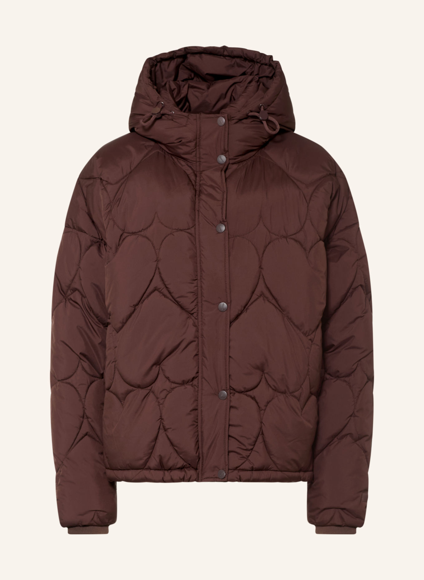 FABIENNE CHAPOT PRISCA Quilted Jacket: DARK BROWN