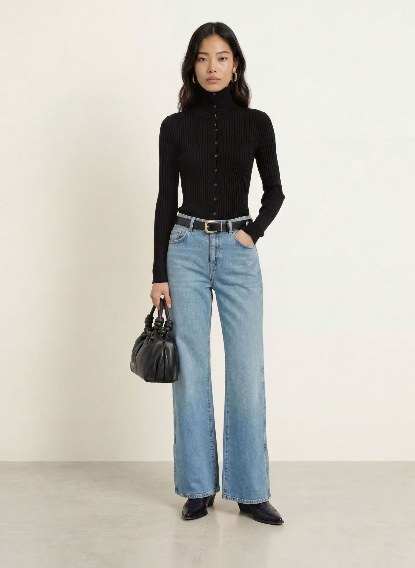 FABIENNE CHAPOT ALIDA Cardigan: BLACK