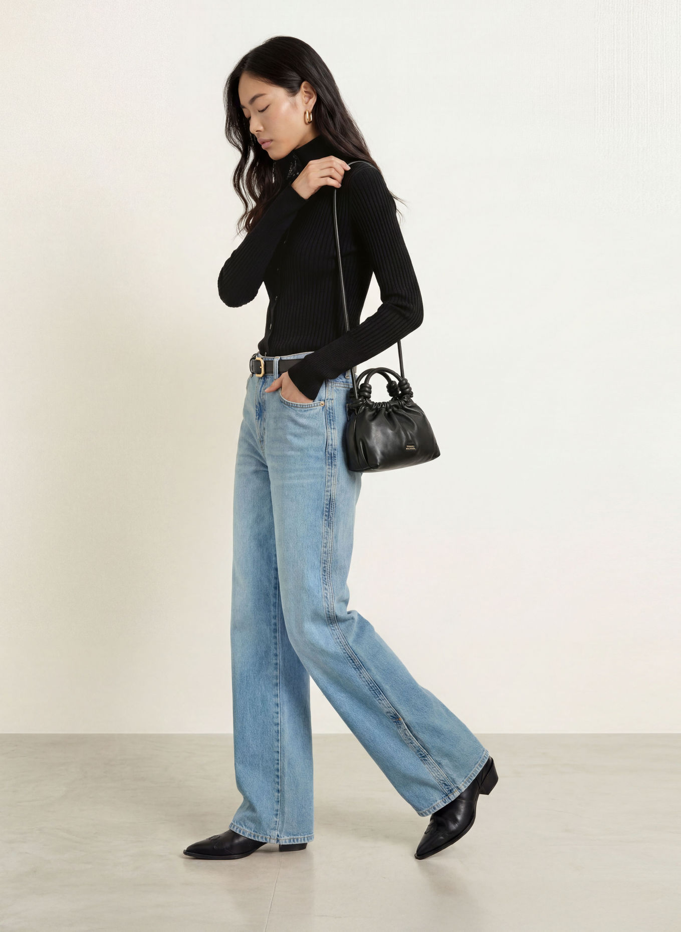 FABIENNE CHAPOT ALIDA Cardigan: BLACK