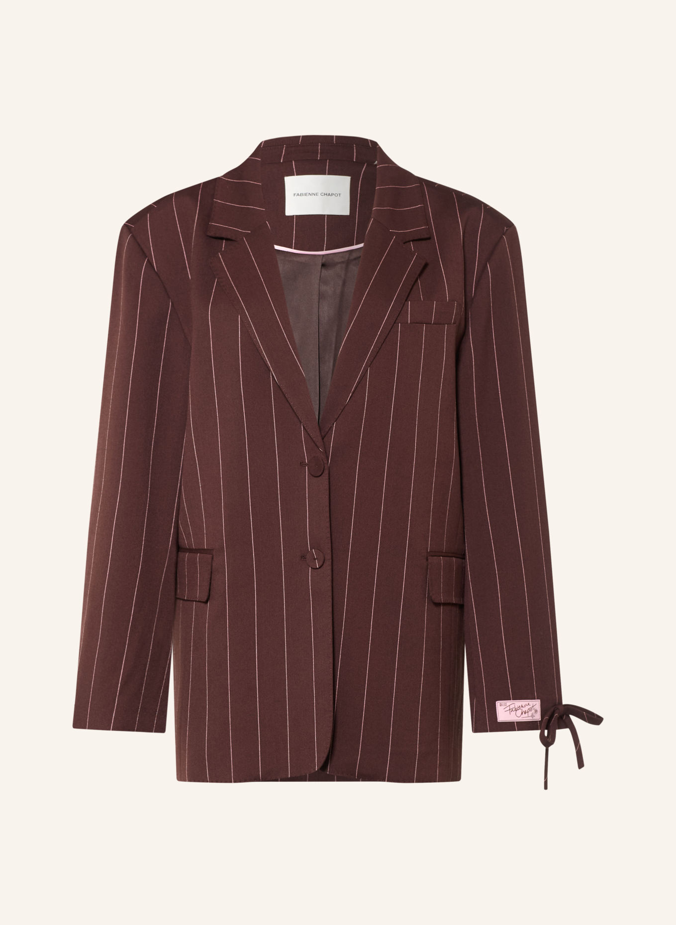 FABIENNE CHAPOT Longblazer HENRY: DUNKELBRAUN / ROSA