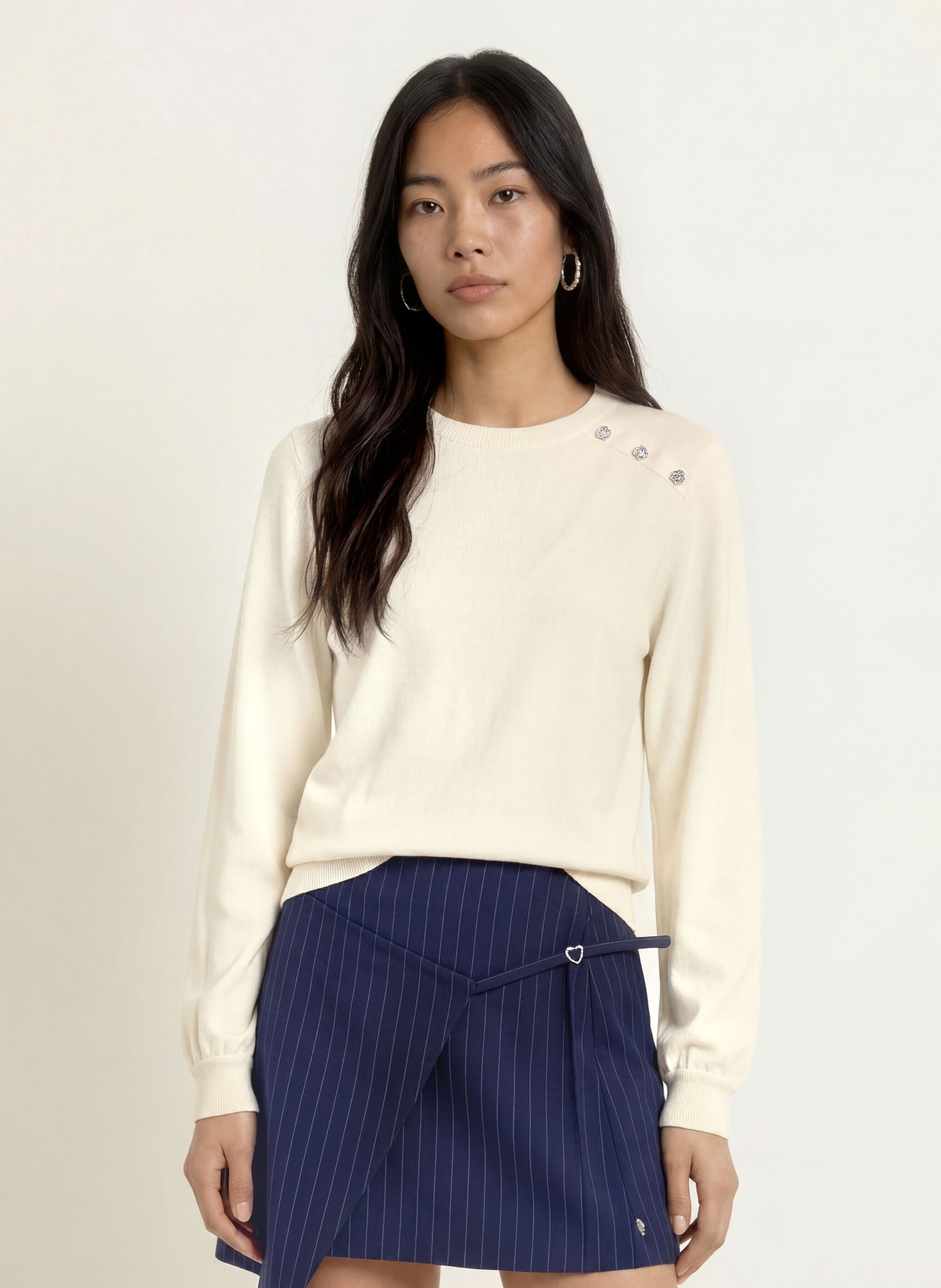 FABIENNE CHAPOT MOLLY Sweater: CREAM
