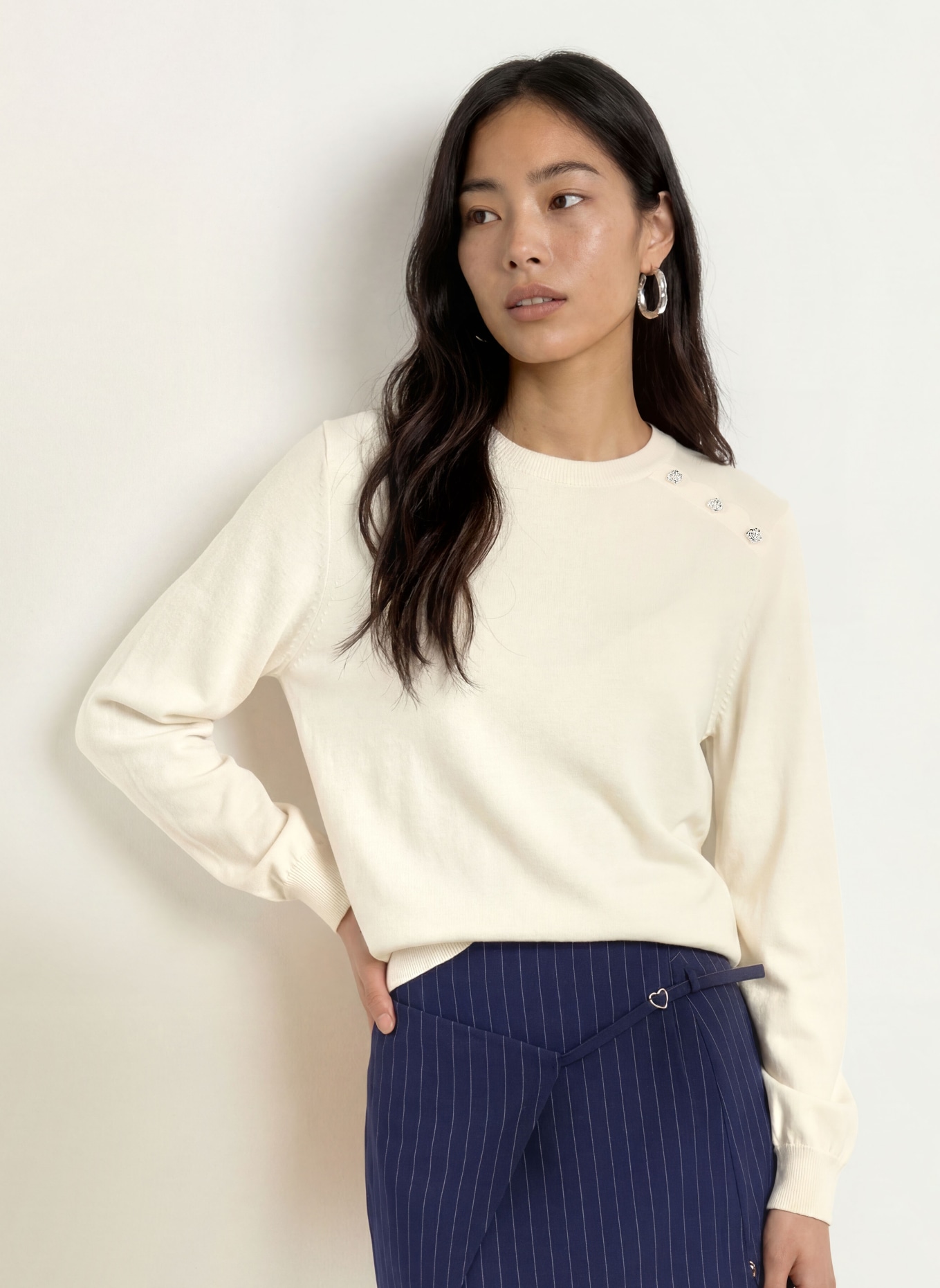 FABIENNE CHAPOT MOLLY Sweater: CREAM