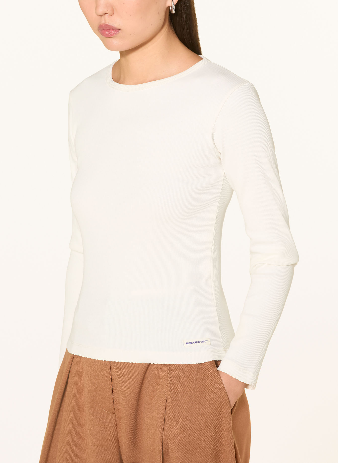 FABIENNE CHAPOT Longsleeve TANJA: WEISS