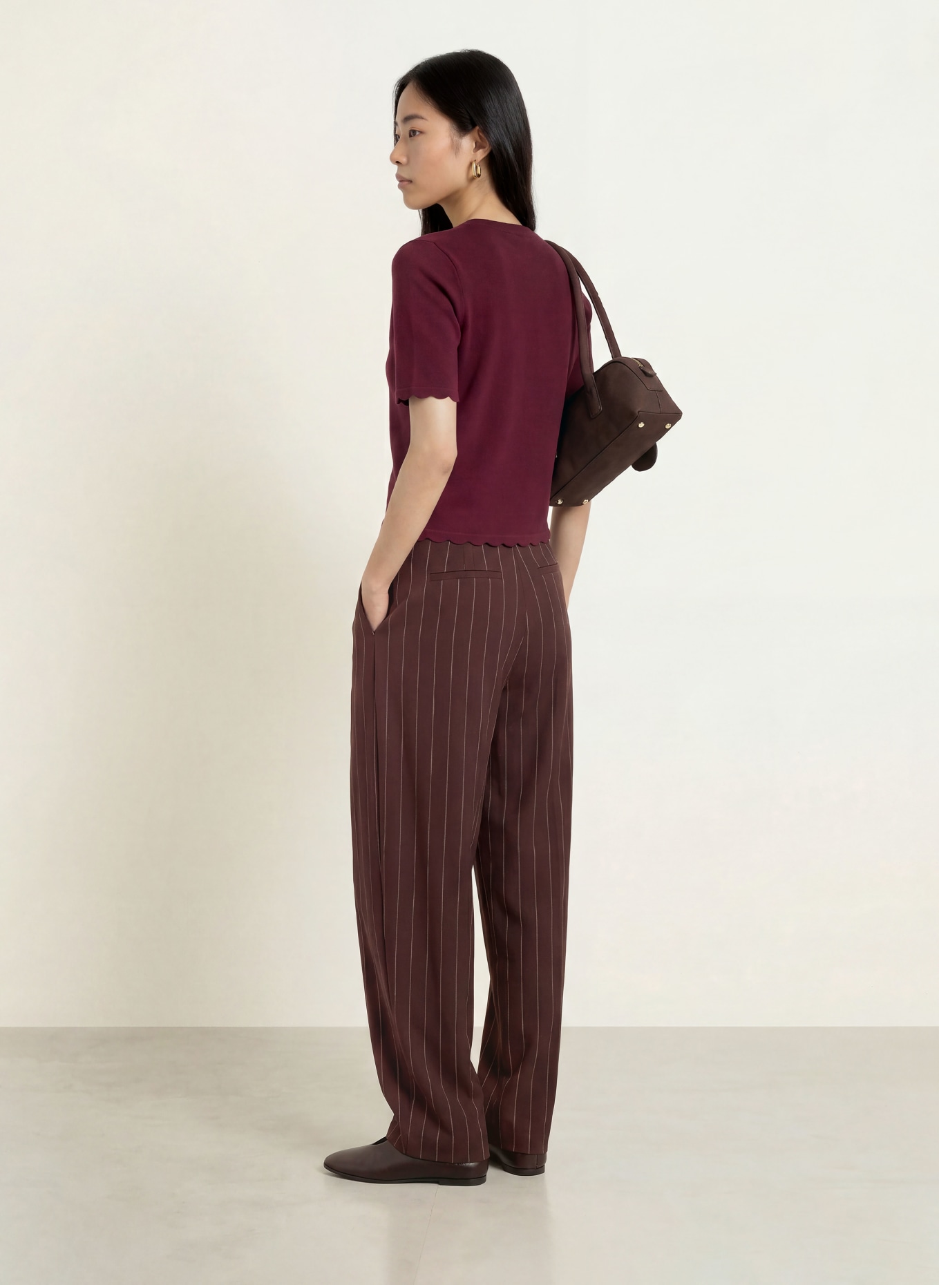 FABIENNE CHAPOT SCARLETT Cardigan: DARK RED