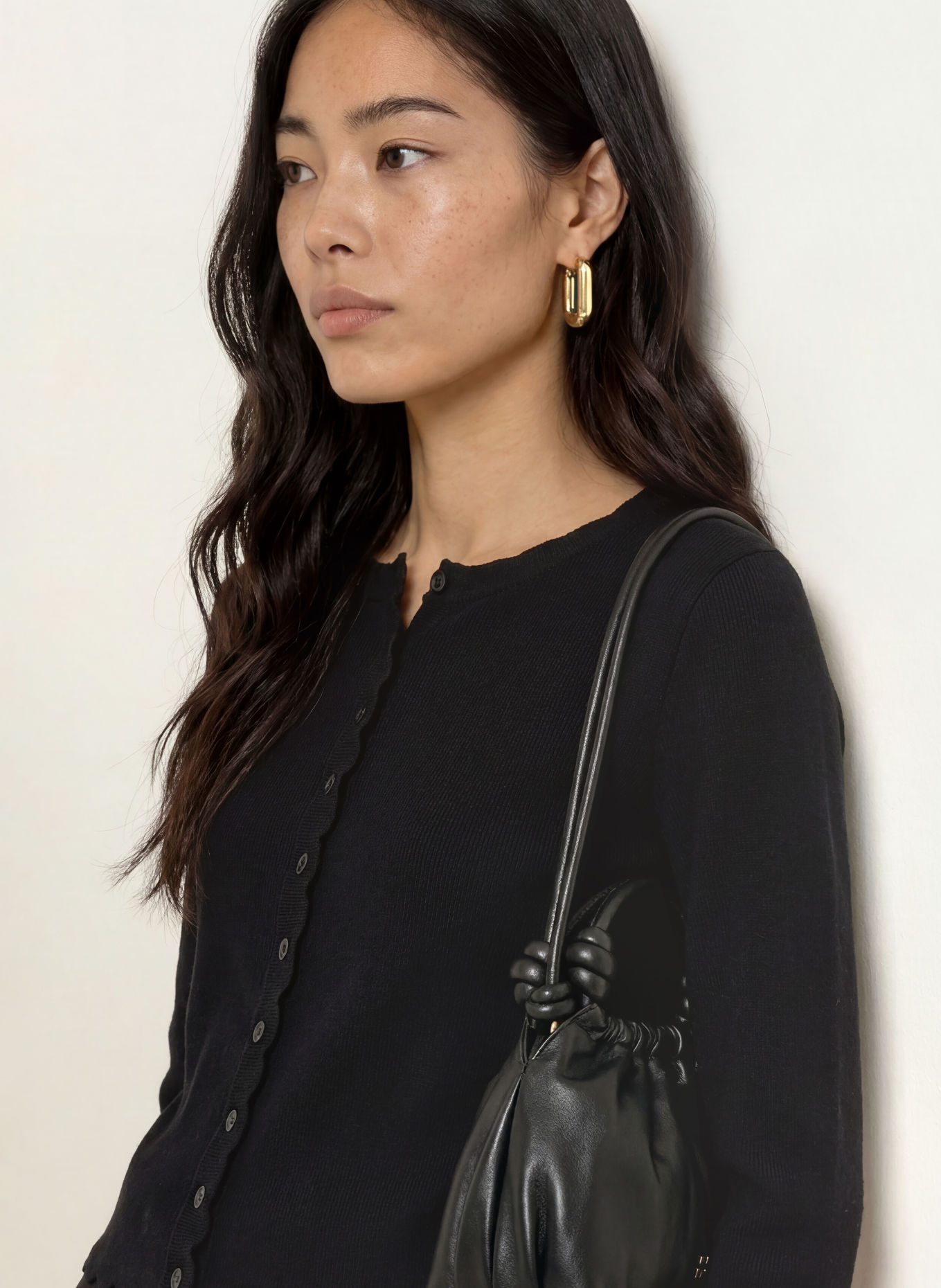 FABIENNE CHAPOT SCARLETT Cardigan: BLACK