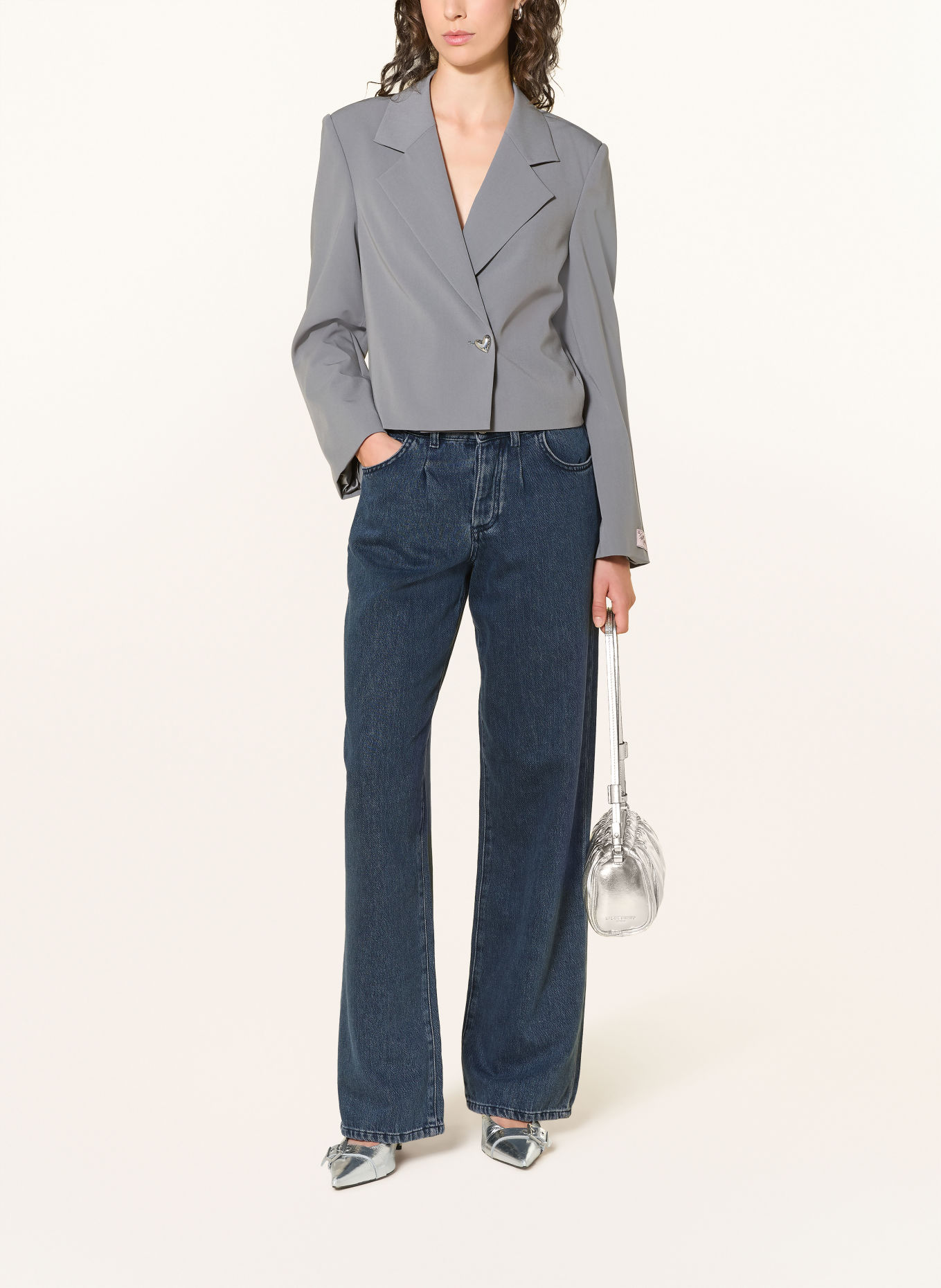 FABIENNE CHAPOT Wide-Leg jeans LULU: 9209 Blue on Blue