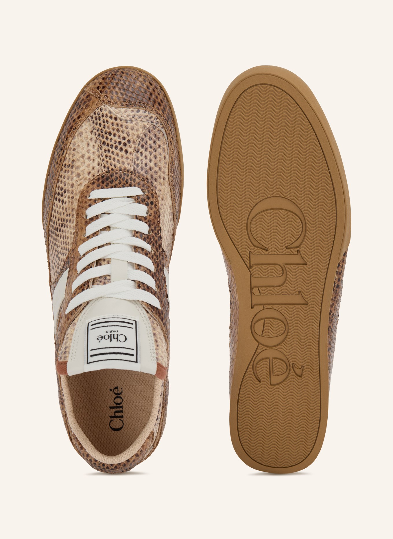 Chloé KICK Sneakers: 20W WILD BROWN